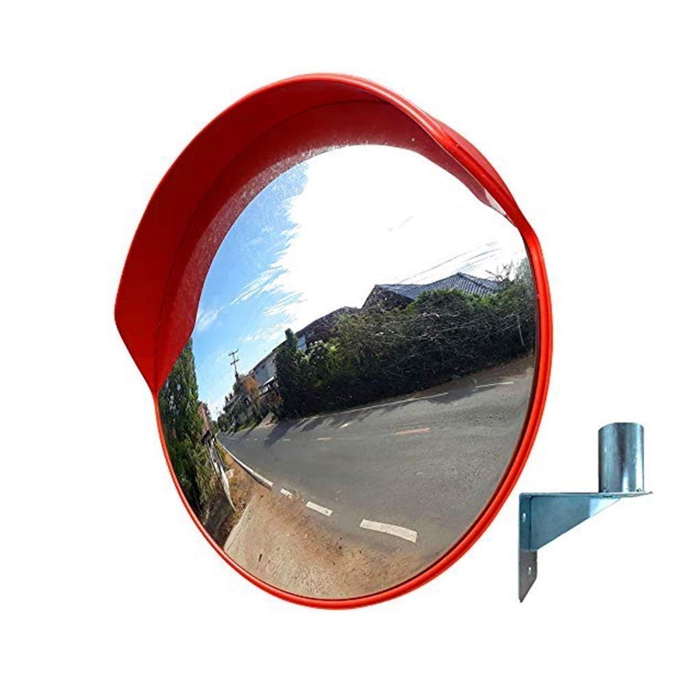 FXLYMR Blind Spot Mirrors - Wide Angle Convex Safety Mirrors for Driveway, Parking Lot & Road Traffic (80cm) - Perfect for Outdoor Security, Parking Assistance & Traffic Visibility