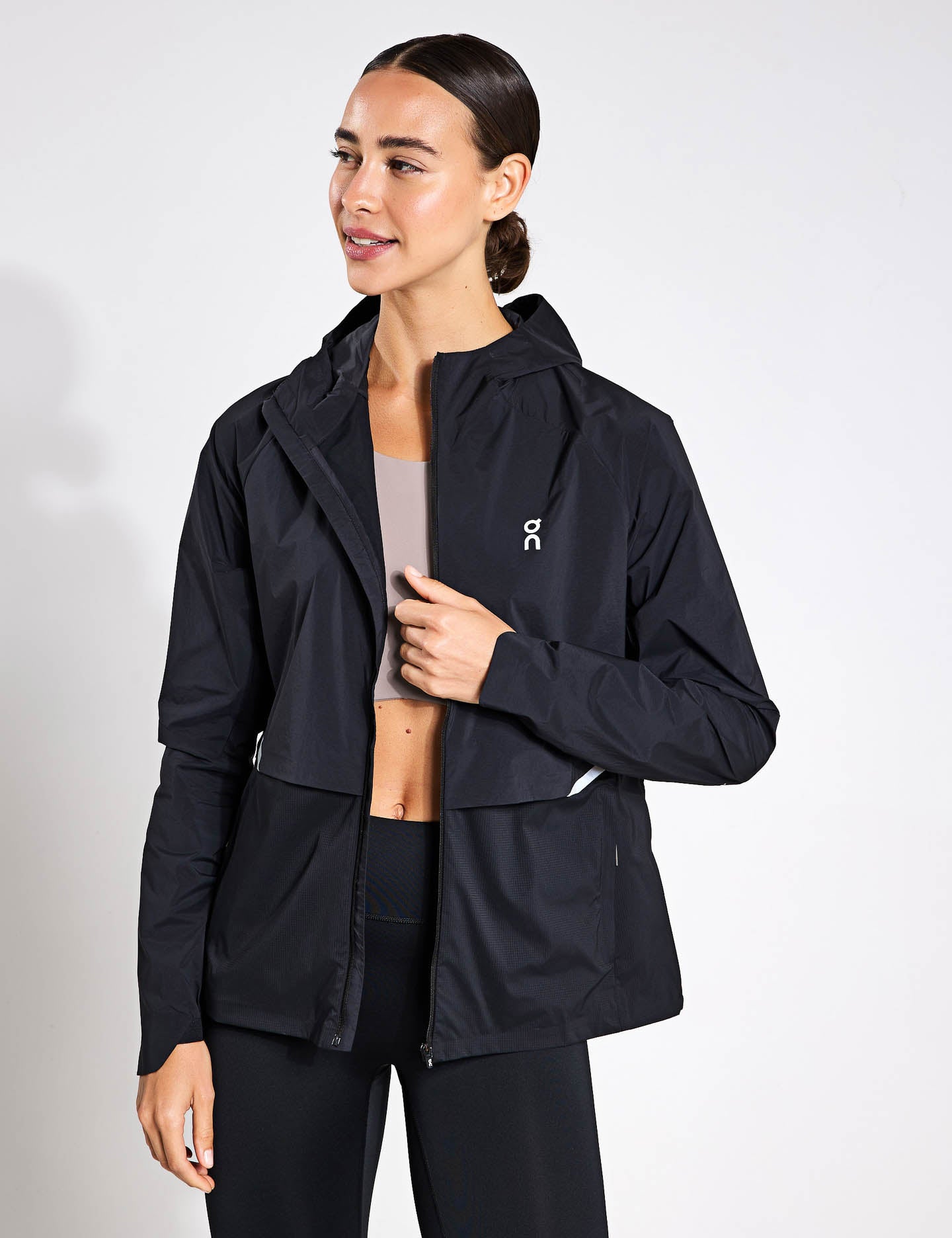 Premium Core Jacket for Men & Women - Black - Lightweight, Water-Resistant Outdoor Windbreaker for Hiking, Running & Travel