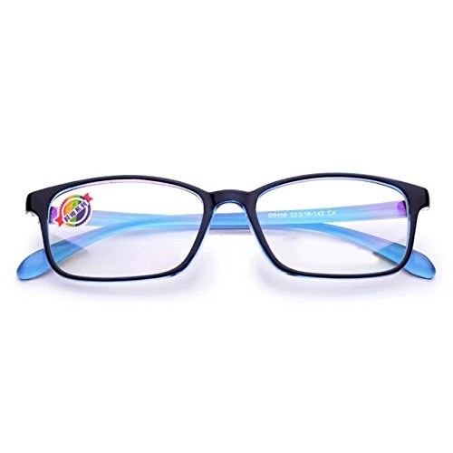 JCerki Blue Light Blocking Glasses 1.25 Magnification - Anti Glare Computer Reading Glasses with UV Protection for Eye Strain Relief - Lightweight & Comfortable for Office Work, Gaming & Screen Time