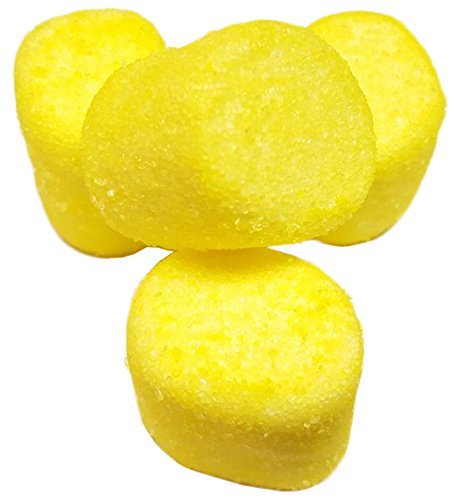 Premium Yellow Sugared Marshmallows - 2 Pounds Bulk Bag for Baking, Hot Cocoa, and Dessert Decorations