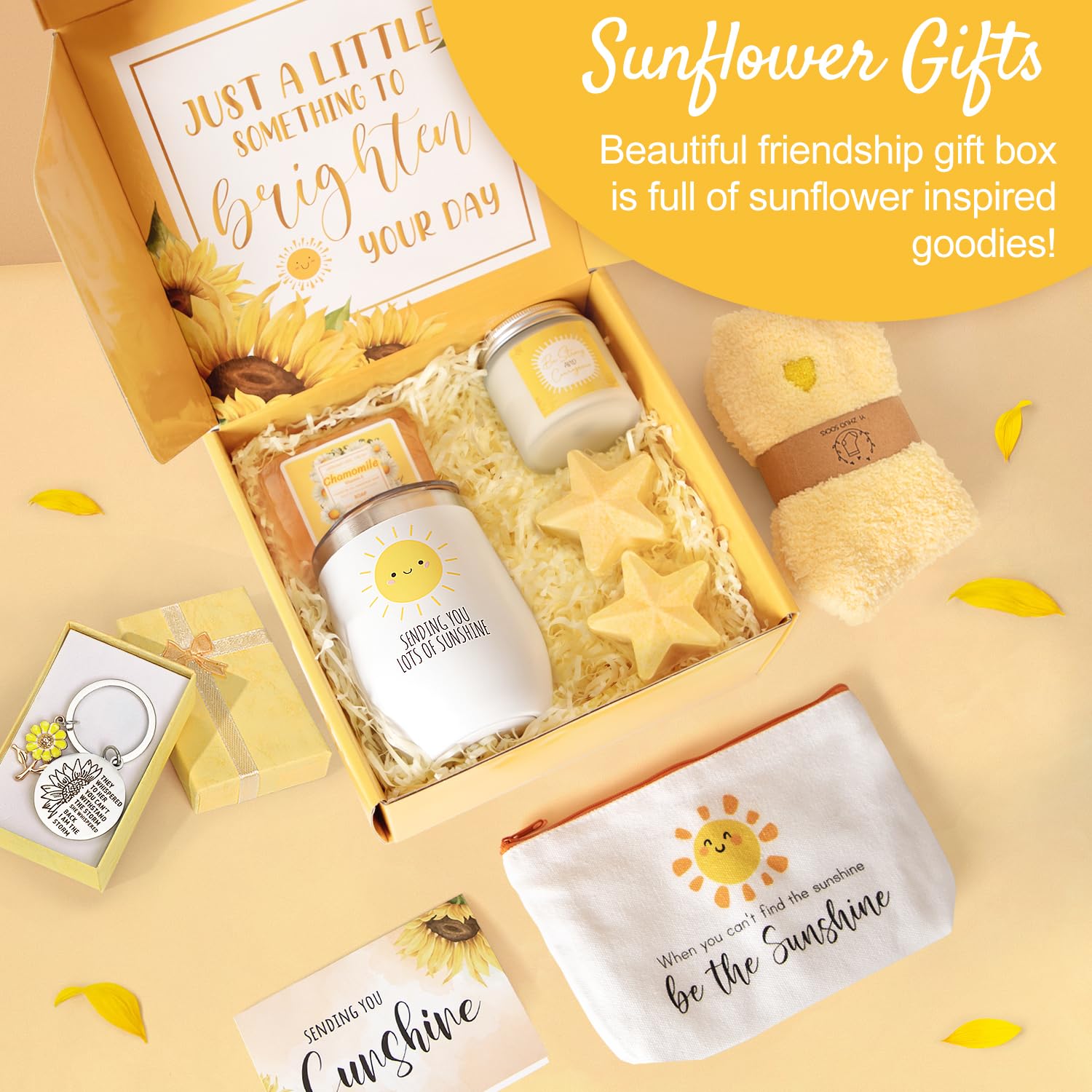 Get Well Soon Gift Basket for Women - 9-Piece Care Package with Thoughtful Gifts for Surgery Recovery, Hospital Stay & Feel Better Presents | Perfect Thinking of You Gift Box for Sick Friends, Family & Loved Ones | Ideal for Post-Op Care, Cheering Up Patients & Sending Sunshine Wishes