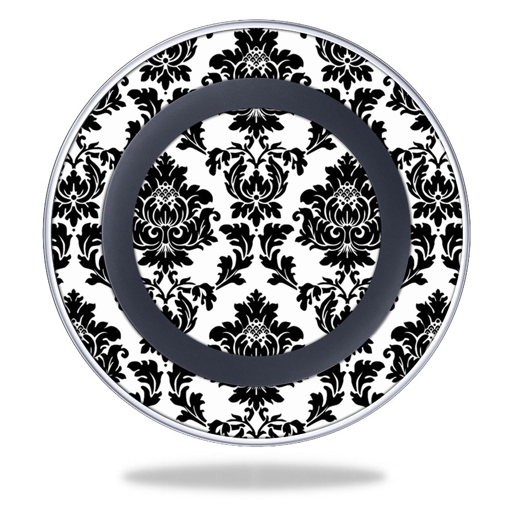 MightySkins Vintage Damask Skin Wrap Cover Sticker for Samsung Wireless Charging Pad | Protective Decorative Vinyl Skin | Perfect for Home, Office & Travel Use