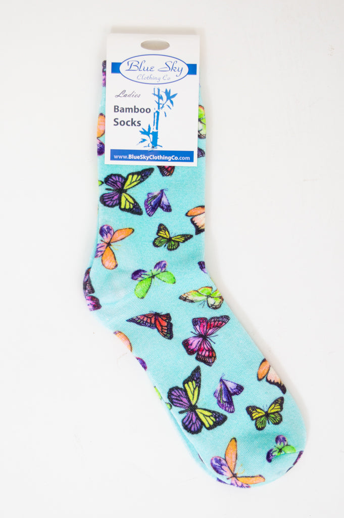 Women's Bamboo Fiber Dress Socks - 5 Pairs Pack with Fun Patterns (Floral/Polka Dots/Stripes) - Breathable & Comfortable for Work, Travel & Everyday Wear