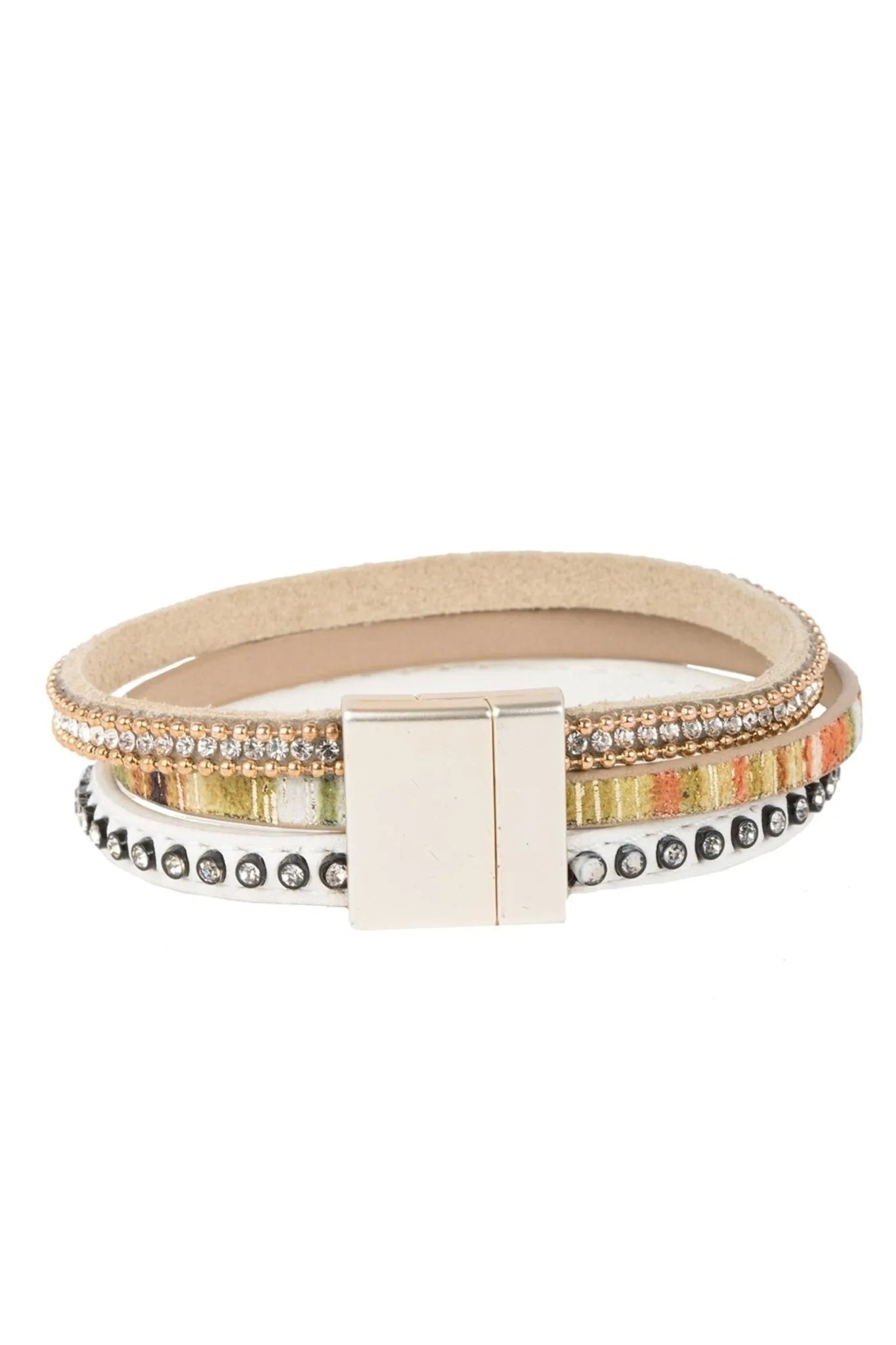 Gemma Leather Bracelet for Women - Handmade Genuine Leather Wristband with Adjustable Knot - Boho Chic Jewelry Gift for Everyday Wear & Special Occasions