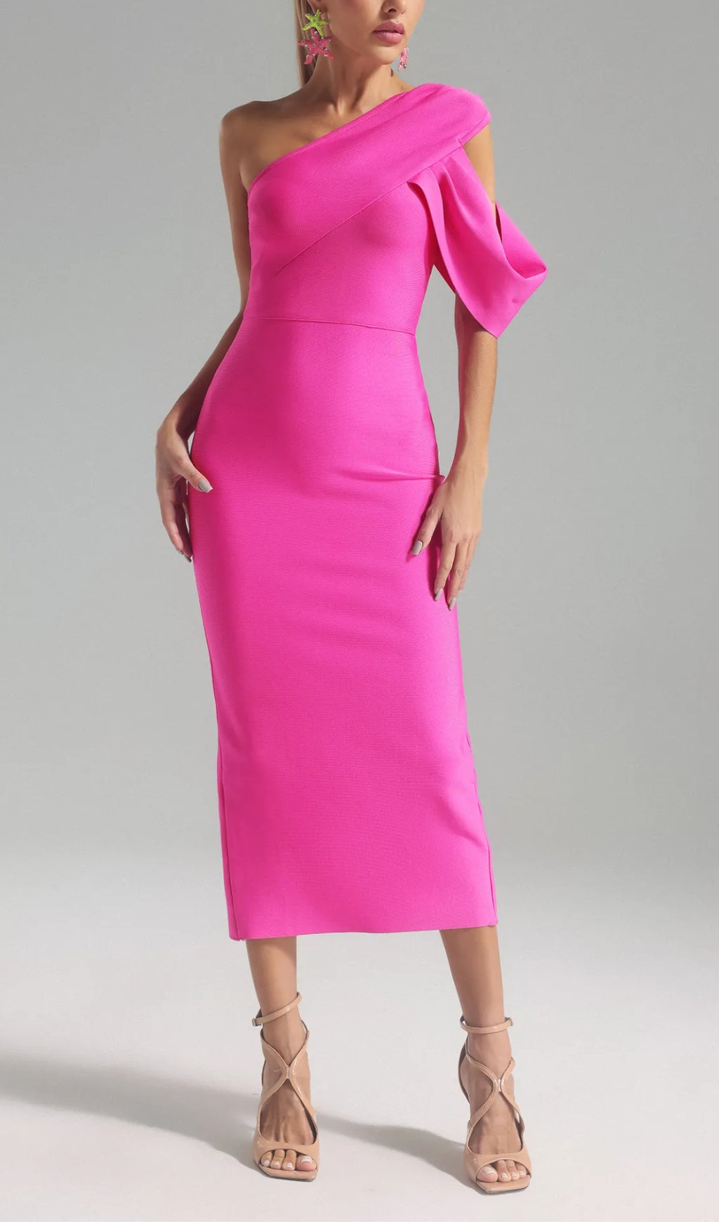 Alexis One Shoulder Bandage Dress - Sexy Bodycon Party Dress for Women, Perfect for Night Out, Club, Date Night & Special Occasions