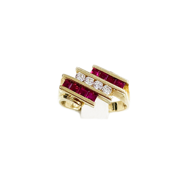 14K Yellow Gold Ruby Ring for Women - Elegant & Durable Jewelry for Engagement, Wedding, Anniversary & Special Occasions