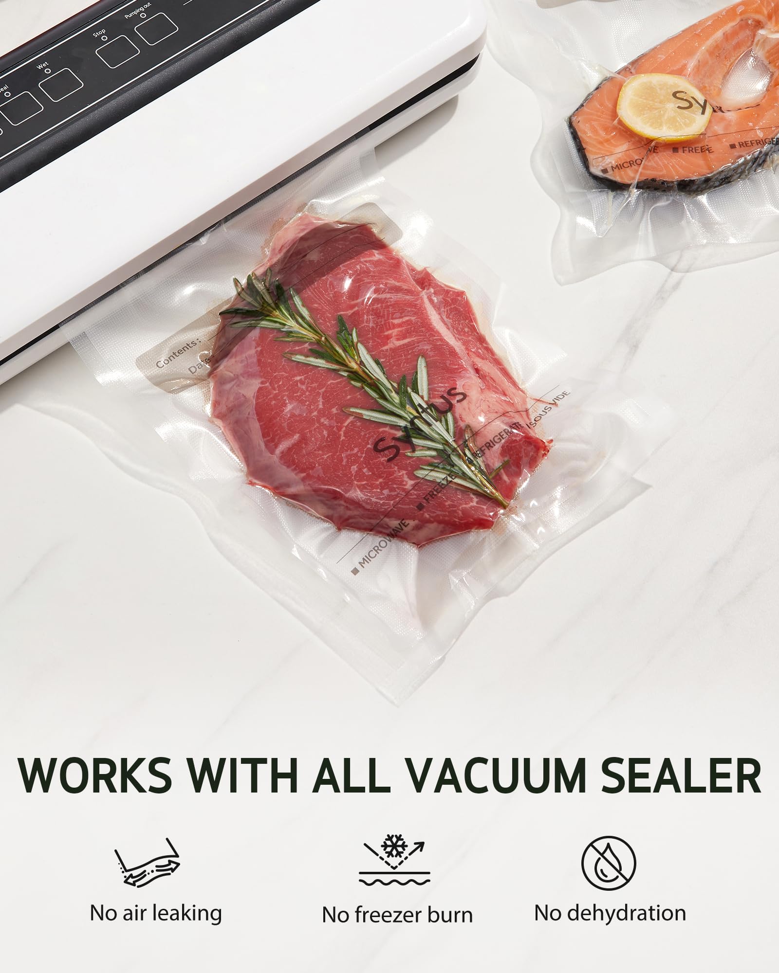 Premium Vacuum Sealer Bags 150-Pack - 11