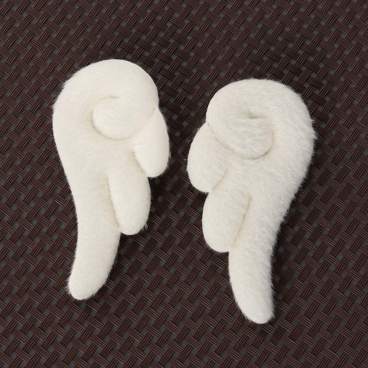 3 Pairs Angel Wings Hair Clips - Non-Slip Cartoon Hair Accessories with White Plush Wings for Baby Girls, Perfect for Parties, Cosplay, and Daily Wear