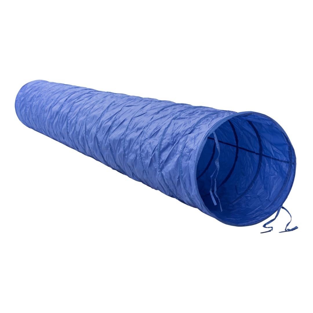 TRIXIE Dog Agility Tunnel - Large Pet Training Equipment for Indoor/Outdoor Use, 16.4ft Long & 23.6in Diameter Portable Dog Tunnel for Beginners & Advanced Agility Courses - Perfect for Backyard Training, Competitions & Fun Exercise