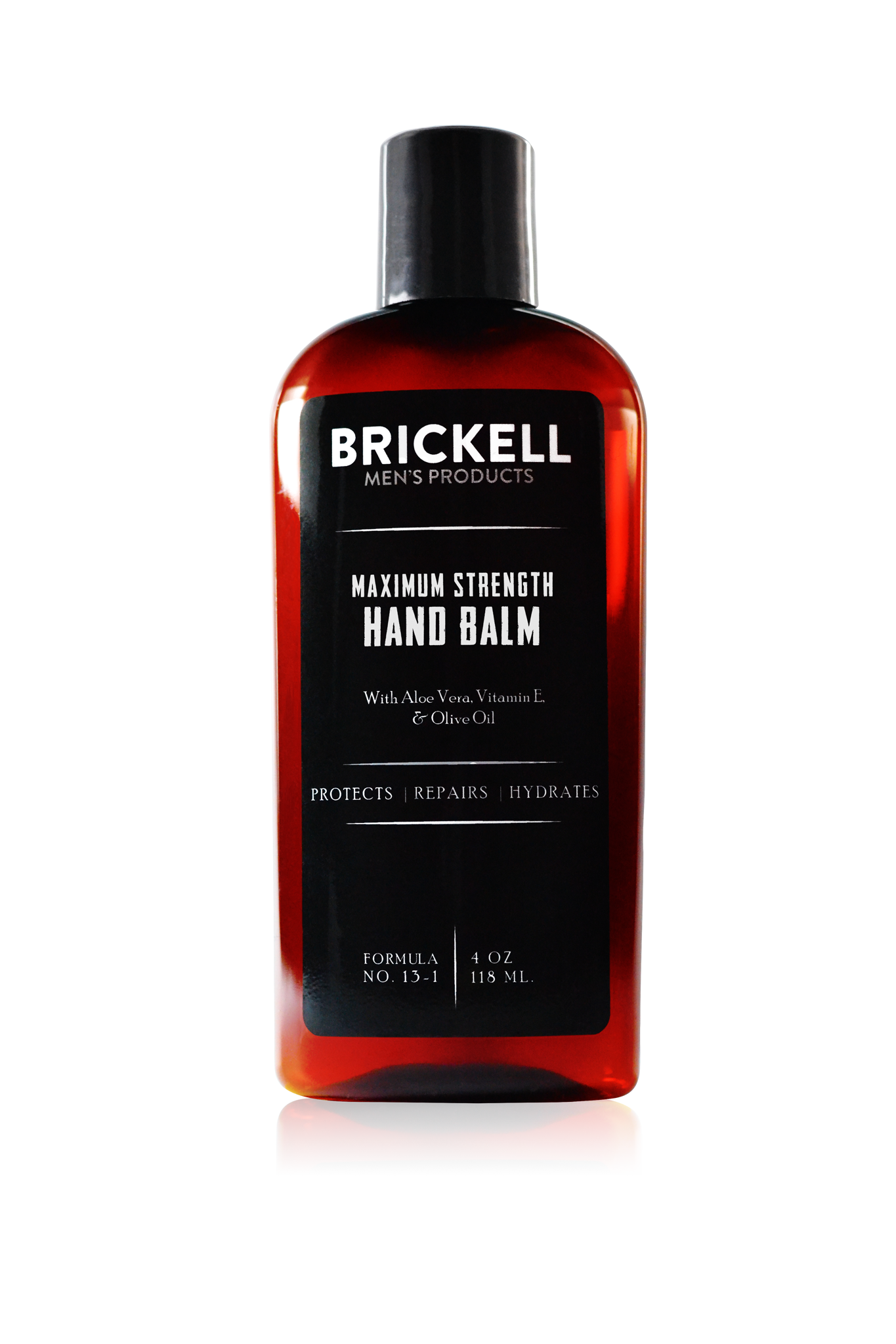 Brickell Maximum Strength Men's Hand Cream for Dry, Cracked Hands - Natural & Organic Moisturizer for Daily Use at Work, Gym & Outdoor Activities