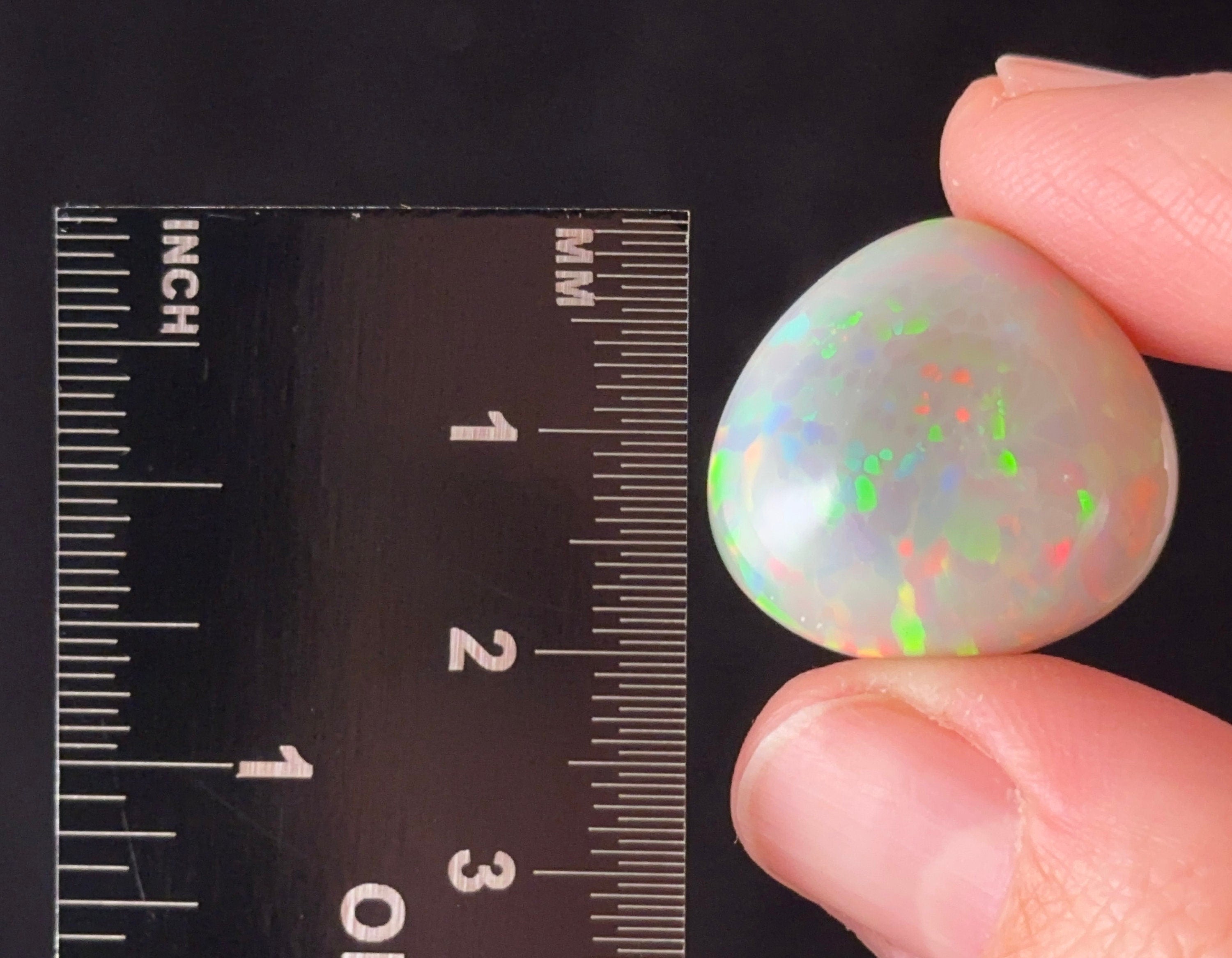 Natural Welo Opal Cabochon Gemstone for Jewelry Making - 54321 - Perfect for Rings, Pendants, and DIY Craft Projects
