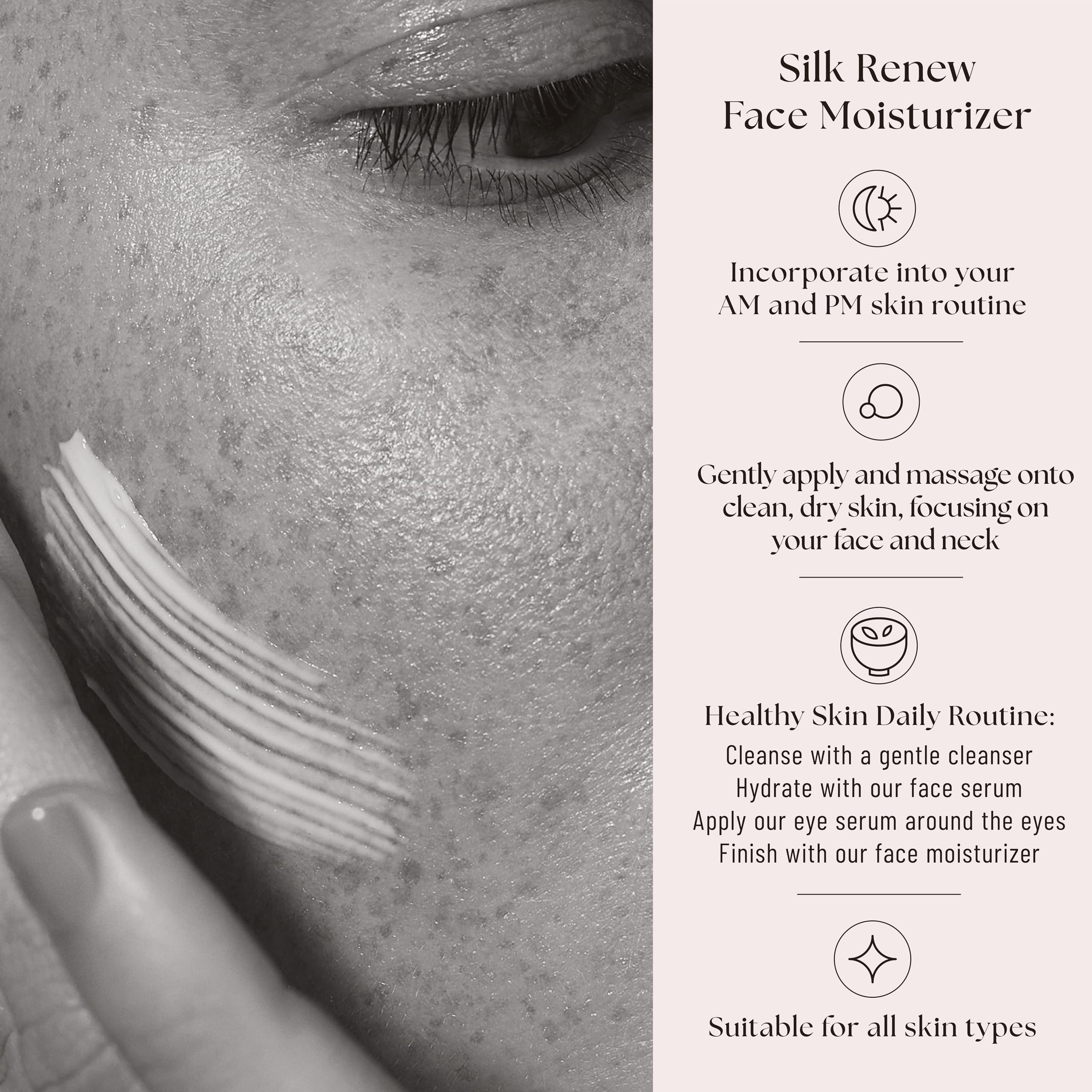EST. 88 Monde Silk Renew Face Moisturizer 1.7 Fl. Oz, Silk Glow Face Serum 1.7 Fl. Oz & Silk Aura Eye Serum 0.5 Fl. Oz Skincare Bundle - Hydrating Anti-Aging Trio with Argan Oil, Hyaluronic Acid & Vegan Retinol for Dry, Sensitive & Mature Skin - Day & Night Routine Essentials