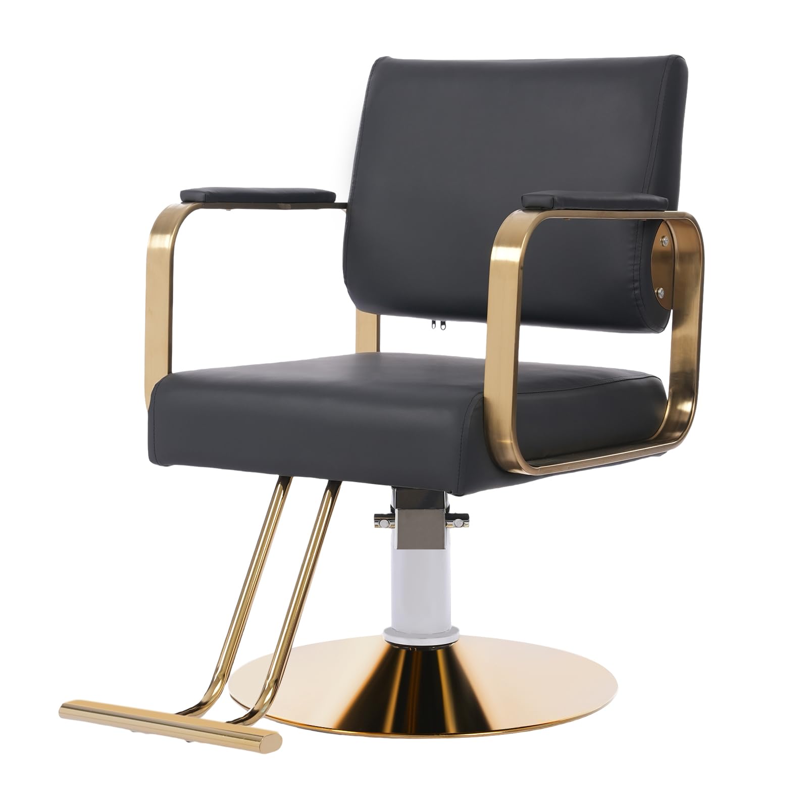 Professional 360° Swivel Hydraulic Barber Chair - Heavy Duty Salon Styling Chair with Shampoo Function for Hair Cutting, Tattoo & Spa (440 lbs Capacity) - Perfect for Hair Salons, Barber Shops & Tattoo Studios