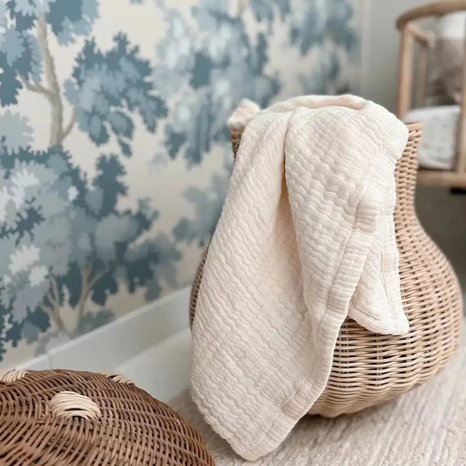 Charlie Crane Doli Blanket - Soft & Cozy Baby Blanket for Newborns & Toddlers | Perfect for Nursery, Stroller & Travel | Hypoallergenic & Machine Washable
