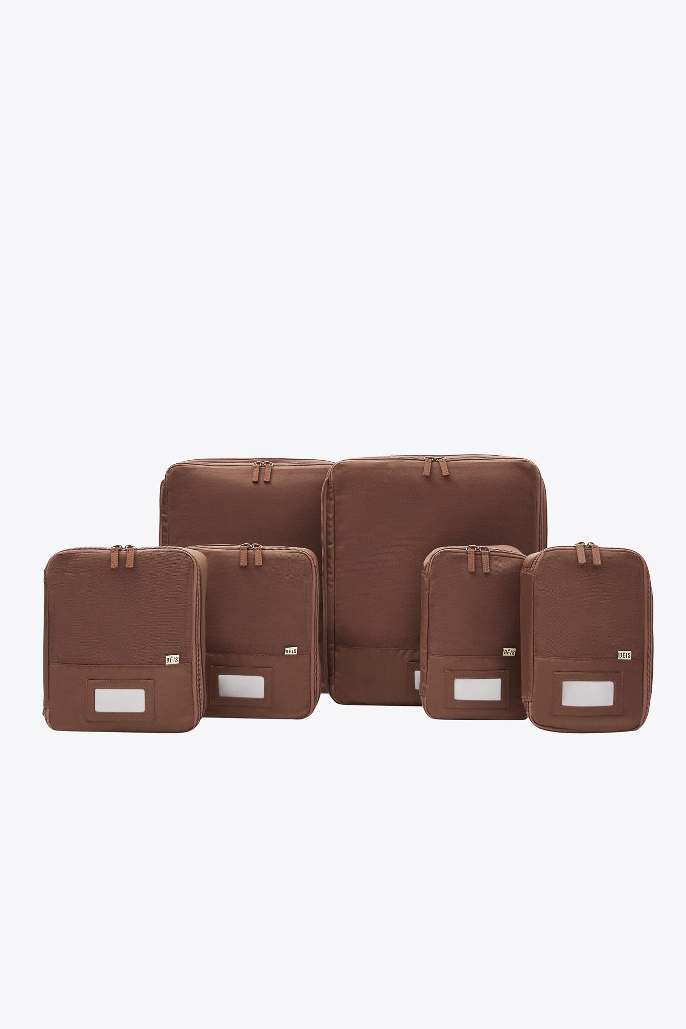 6-Piece Maple Compression Packing Cubes for Travel - Organize Luggage & Maximize Space for Suitcases, Backpacks & Carry-Ons