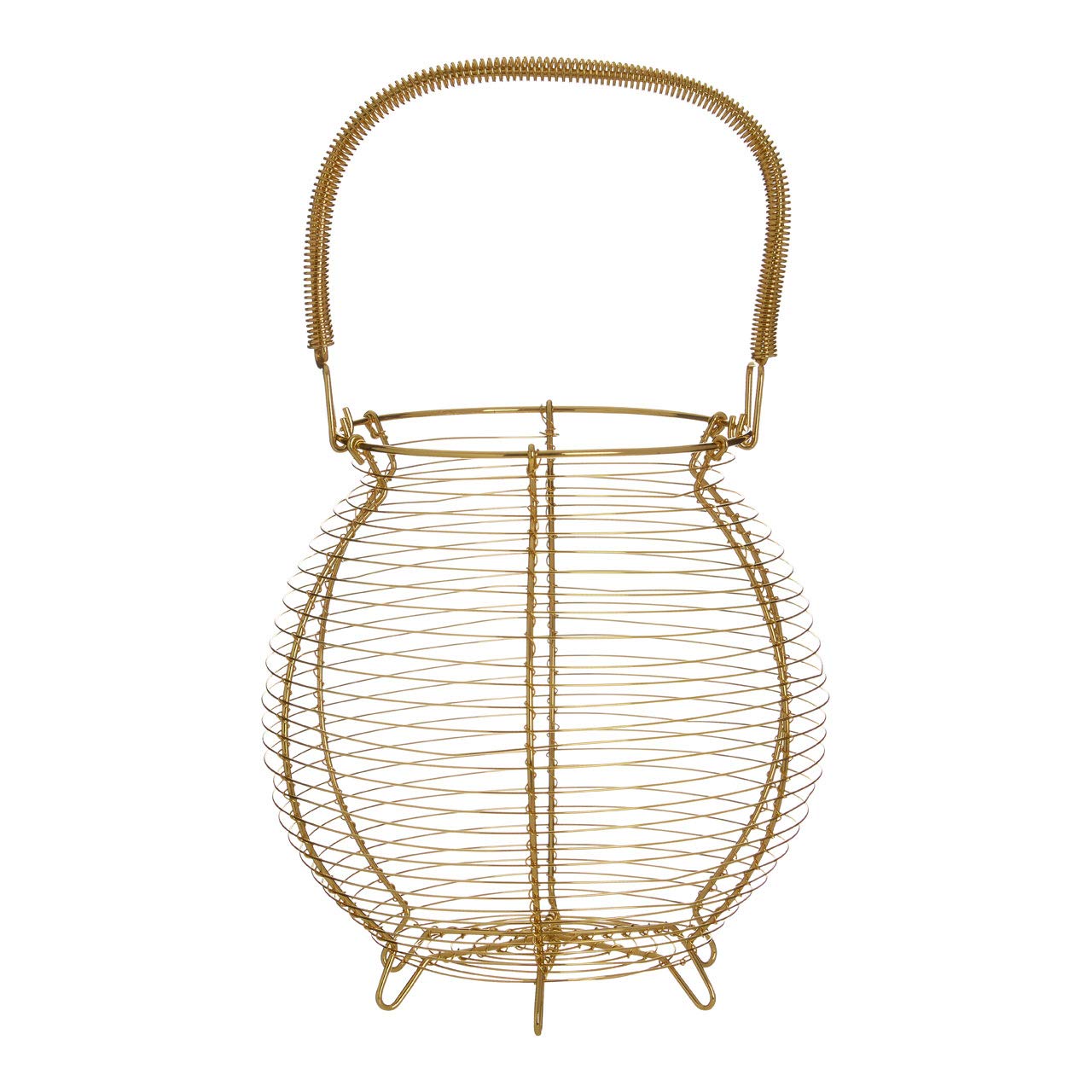 Premium Iron Wire Egg Basket for Farm Fresh Eggs - Rustic Kitchen Decor & Farmhouse Style Storage - Perfect for Farmers Markets, Country Kitchens, and Farmhouse Pantry Organization