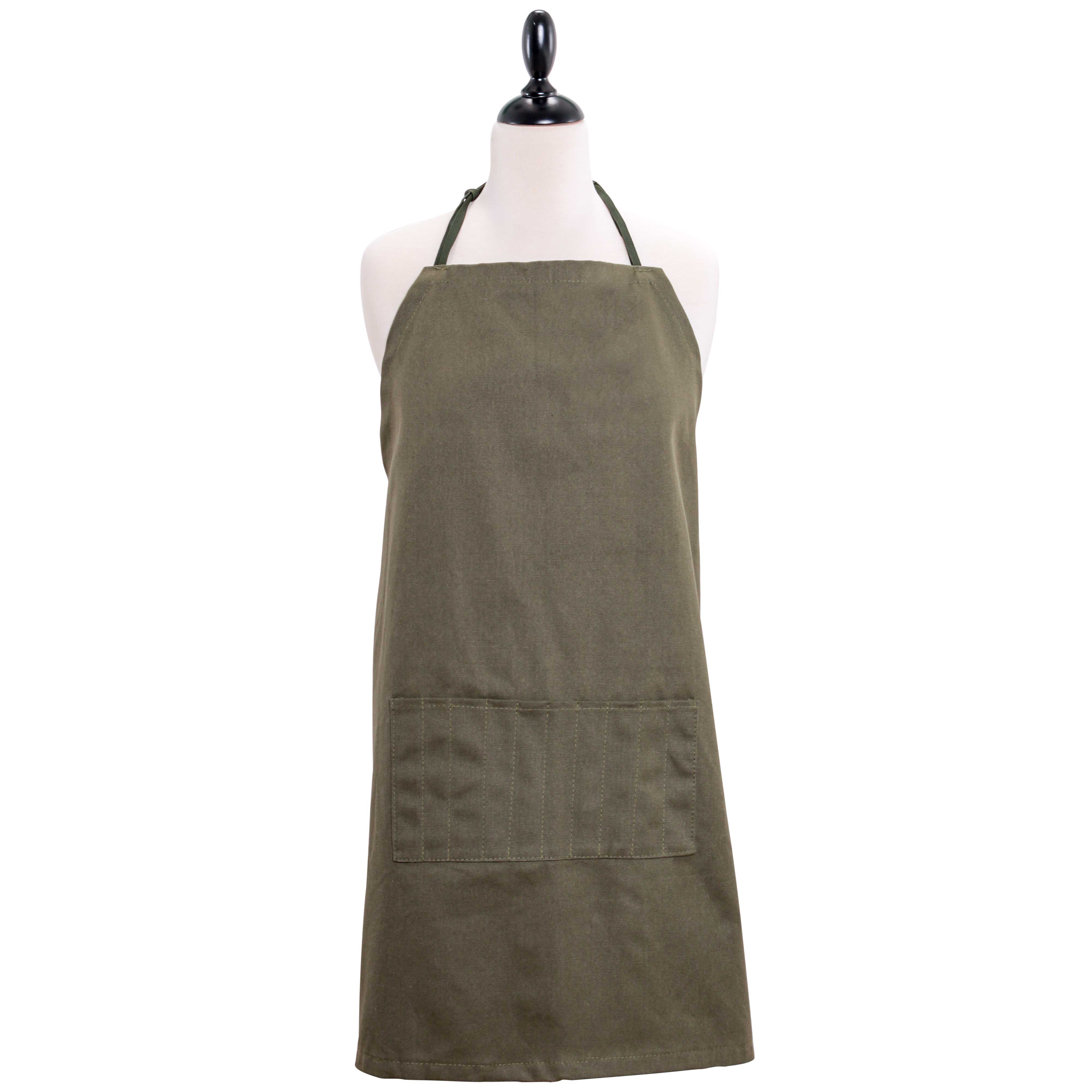 Extra Large Adjustable Artist Apron for Painting - 30 x 25 Inches Waterproof Canvas Smock with Pockets - Perfect for Art Classes, Pottery Studio & DIY Crafts