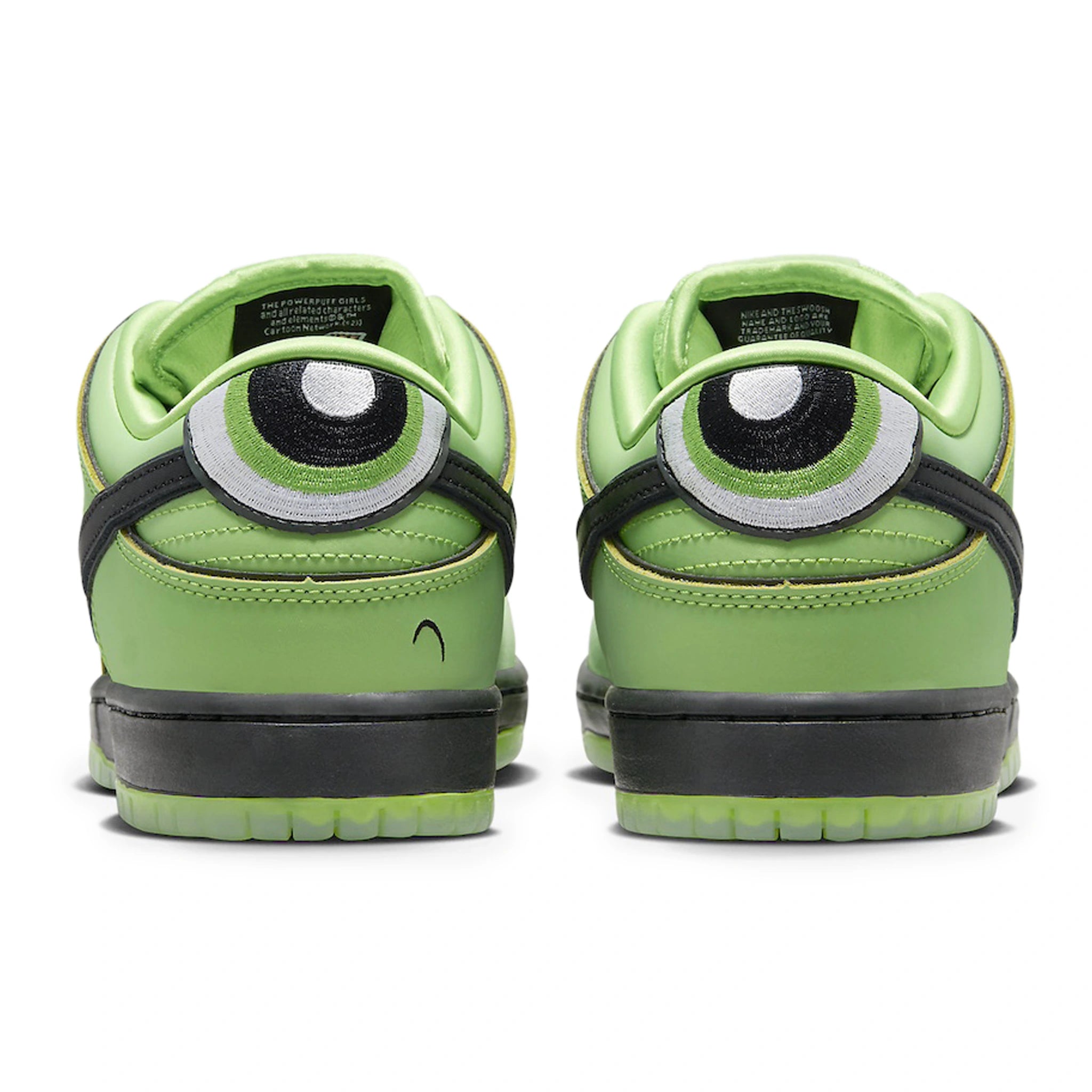 Powerpuff Girls x Nike SB Dunk Low Buttercup Sneakers - Limited Edition Cartoon Collaboration Shoes for Women & Men - Perfect for Skateboarding, Streetwear Fashion & Collectors