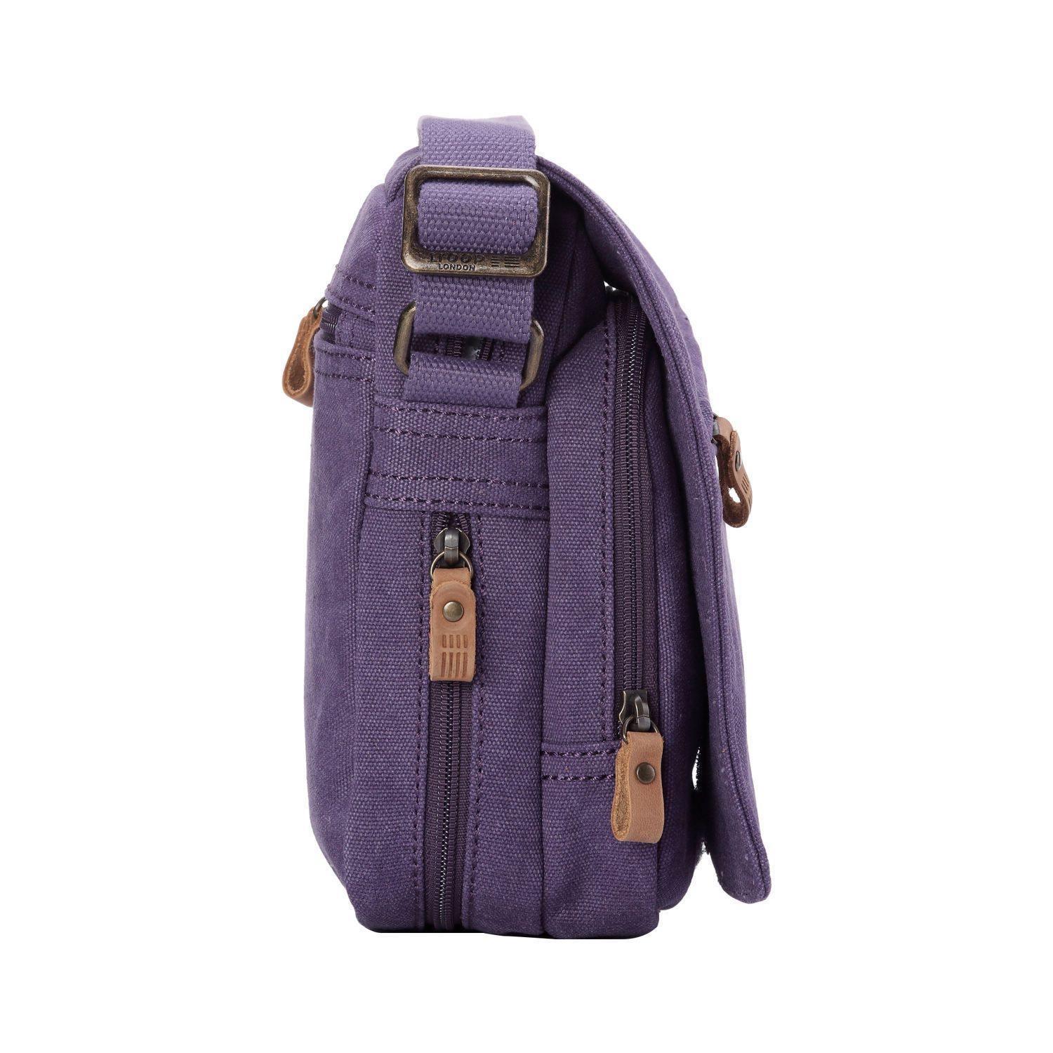 TRP0239 Troop London Classic Canvas Crossbody Bag - Stylish & Durable for Travel, Work & Everyday Use