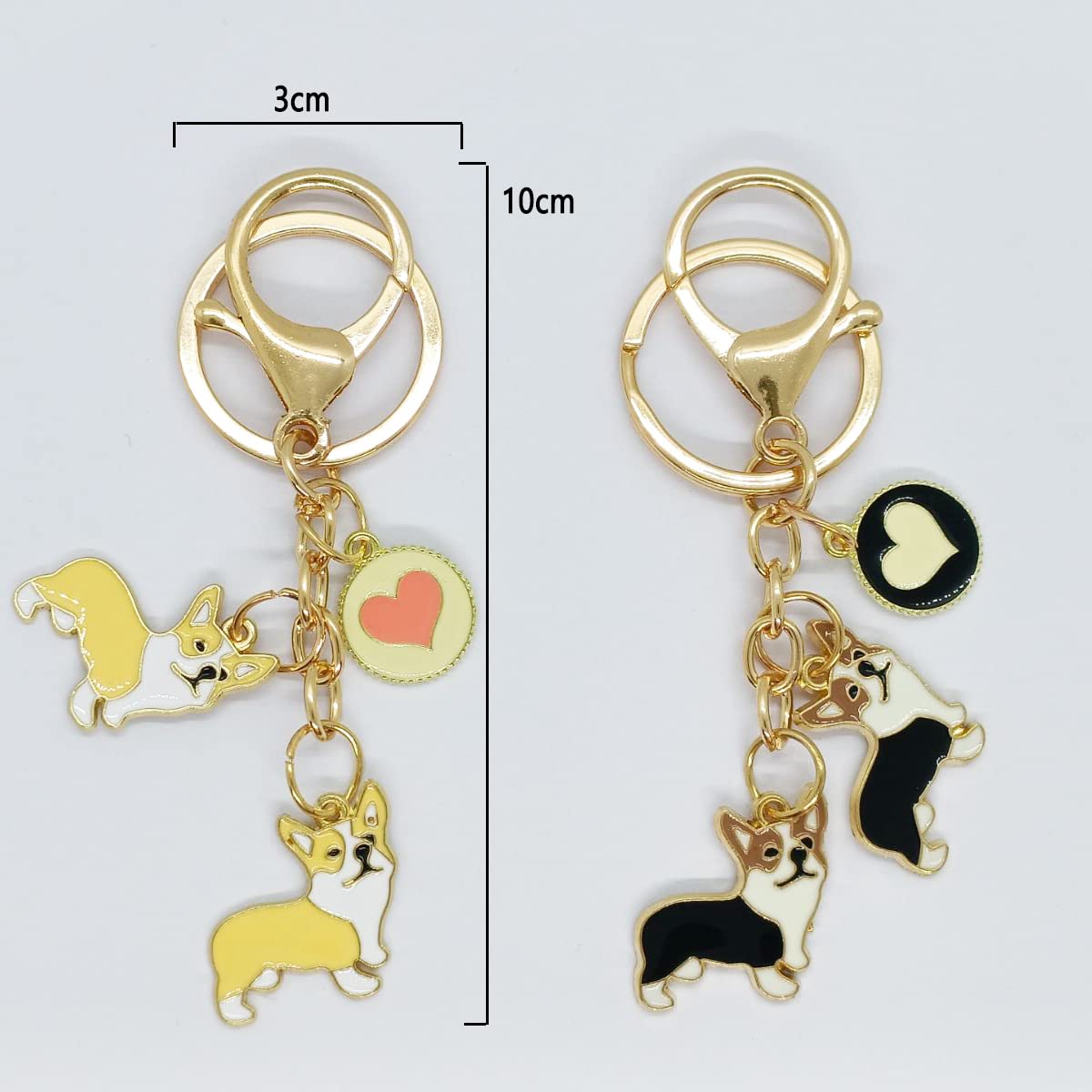 Anime Couple Keychains - Cute Matching Key Rings for Couples, Best Friends & Purse Charms - Perfect for Valentine's Day Gifts, Anniversary Presents & Everyday Carry Accessories