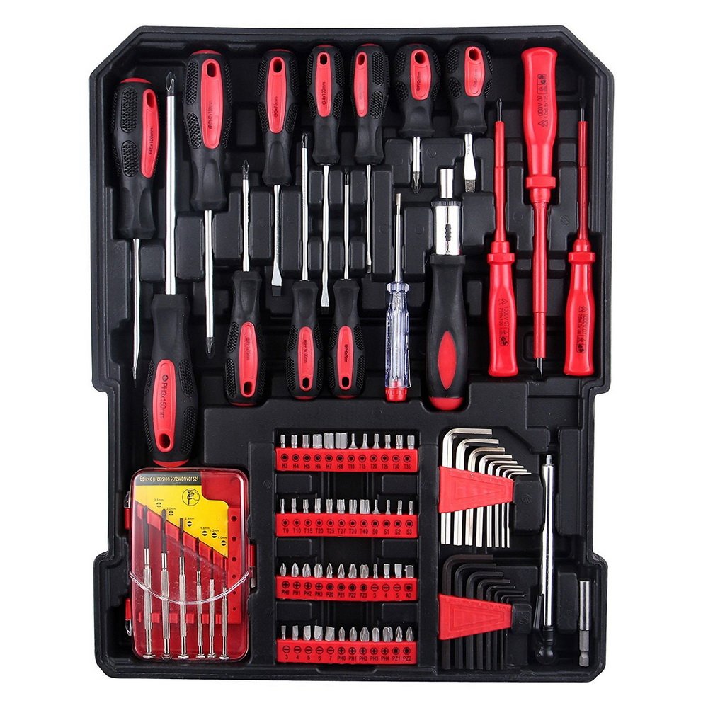 799-Piece Aluminum Rolling Tool Case Set - Heavy Duty Mechanics & Auto Repair Hand Tools for Home Maintenance, DIY Projects, Travel & On-the-Go Repairs | Perfect for Professional Technicians & Household Use