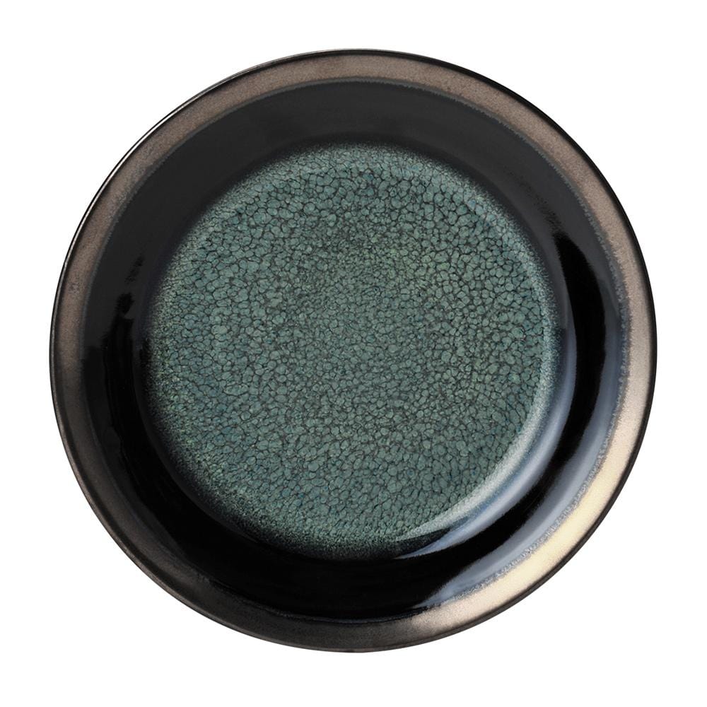 Premium Jade Green Ceramic Dinner Plate Set - Elegant & Durable Porcelain Plates for Fine Dining, Restaurant, or Home Use - Dishwasher & Microwave Safe