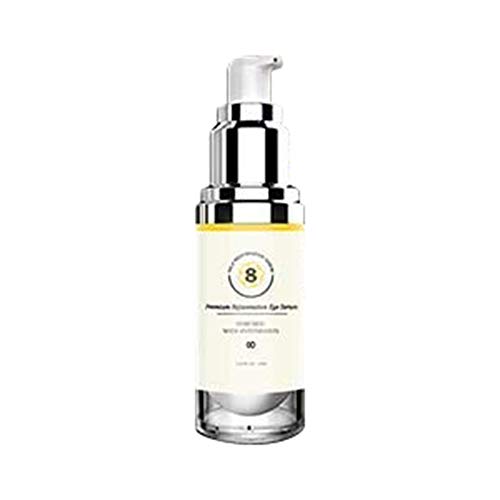 No. 8 Anti-Aging Facial Serum with Hyaluronic Acid & Vitamin C - Brightening & Hydrating Skincare for Wrinkles & Fine Lines - Perfect for Night Routine & Dry Skin Care