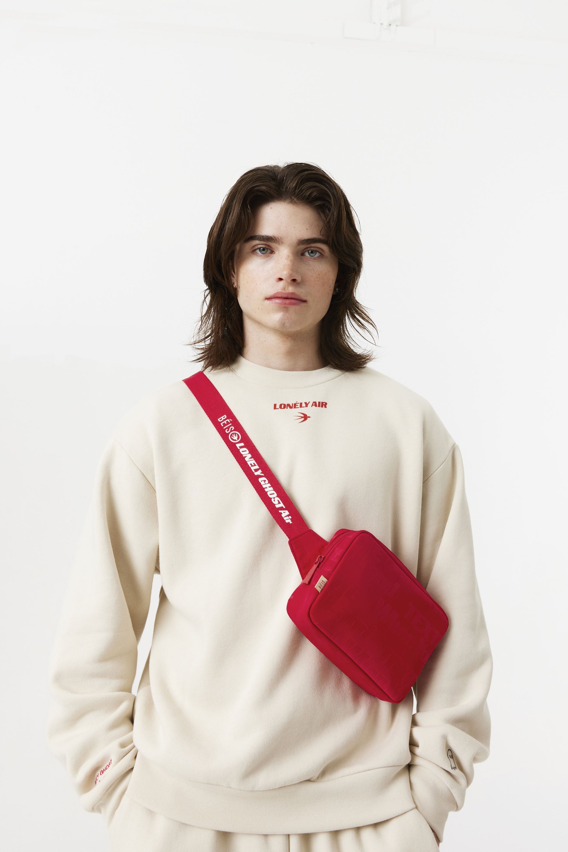 Text Me Red Belt Bag - Stylish & Functional Waist Pack for Travel, Running, and Everyday Use