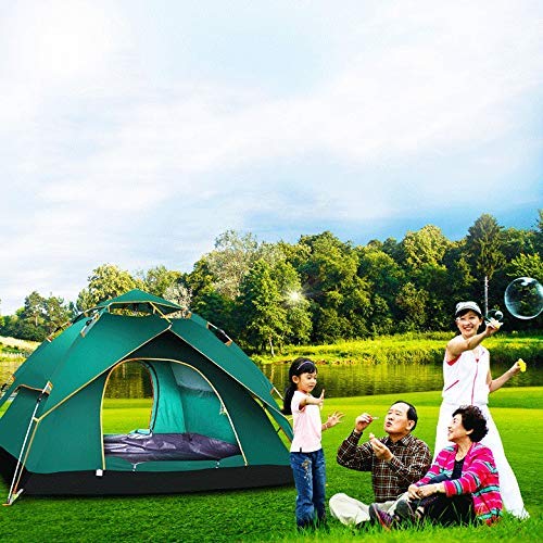Waterproof Windproof Dome Tent for Camping - Lightweight Automatic Pop Up Tent for 1-2 Persons, Breathable Rainproof Outdoor Shelter for Hiking, Backpacking & Family Adventures