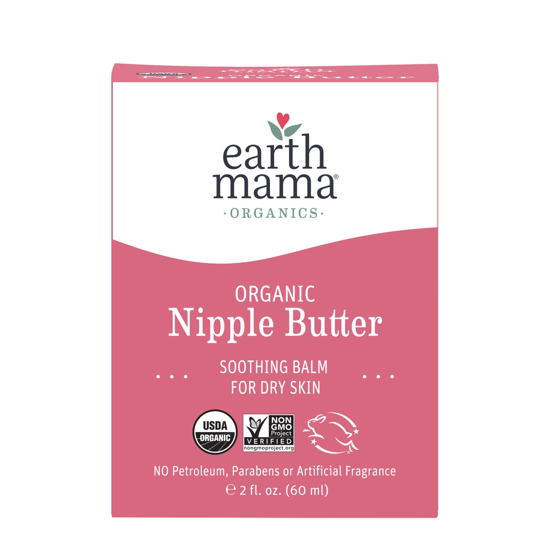Earth Mama Organic Nipple Butter - USDA Certified Organic, Lanolin-Free Nursing Balm for Breastfeeding Comfort | Soothes Cracked & Dry Nipples, Safe for Baby | Perfect for Postpartum Care & Nursing Mothers
