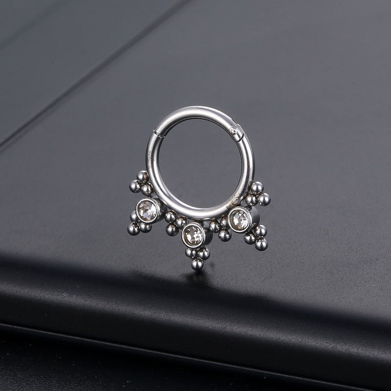 18K Gold Hoop Nose Rings & Septum Clicker Rings - Elegant Hoop Earrings for Women | Perfect for Piercings, Parties & Everyday Wear | HSPJ638