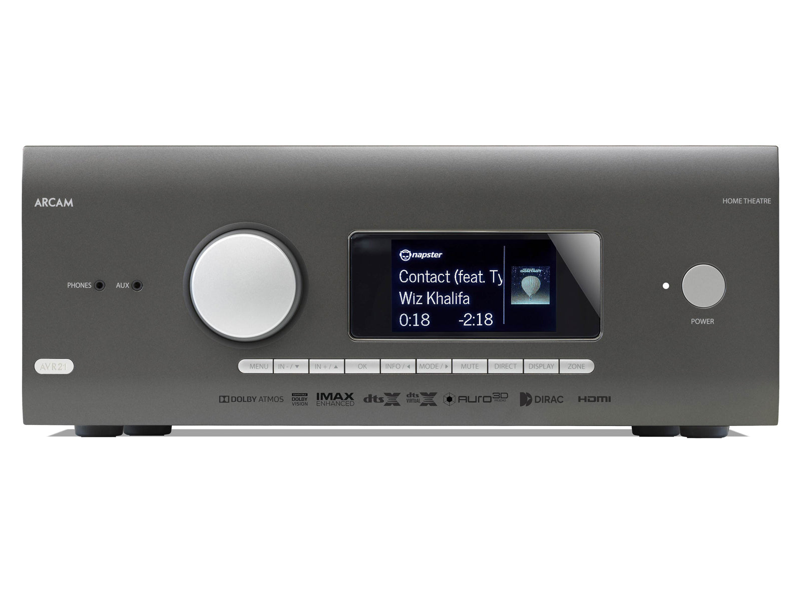 Arcam HDA AVR21 7.1.4 Channel Home Theater Receiver - Dolby Atmos, 4K UHD, Wi-Fi, Bluetooth | Perfect for Movie Nights & Gaming