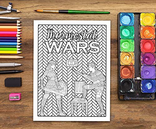 Married Life: A Snarky Adult Coloring Book for Stress Relief & Couples Therapy - Humorous Relationship Scenes for Relaxation & Date Night Fun