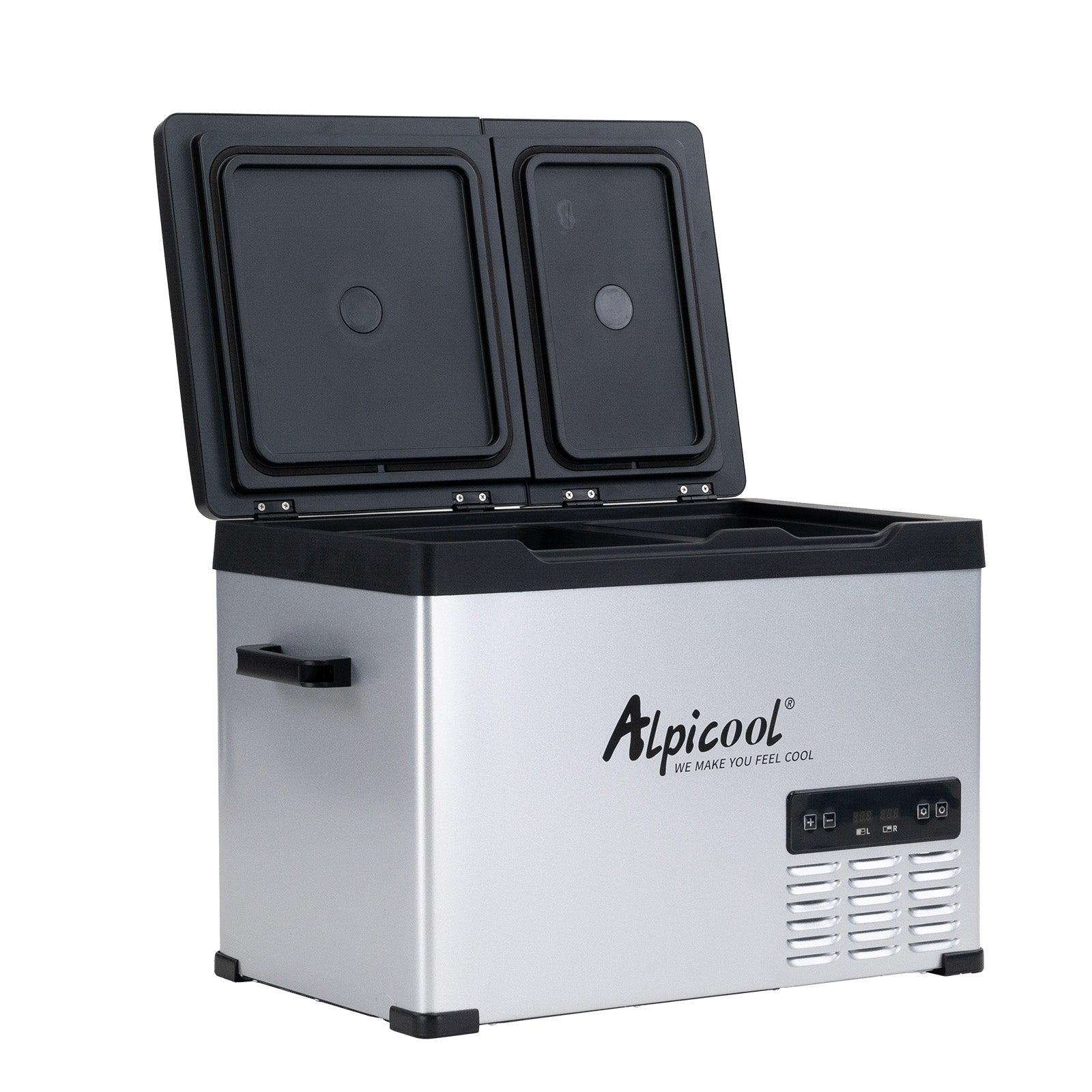 Alpicool CHS55 12V/24V Portable Car Refrigerator Freezer - Dual Zone Cooling for Camping, Road Trips & Outdoor Adventures