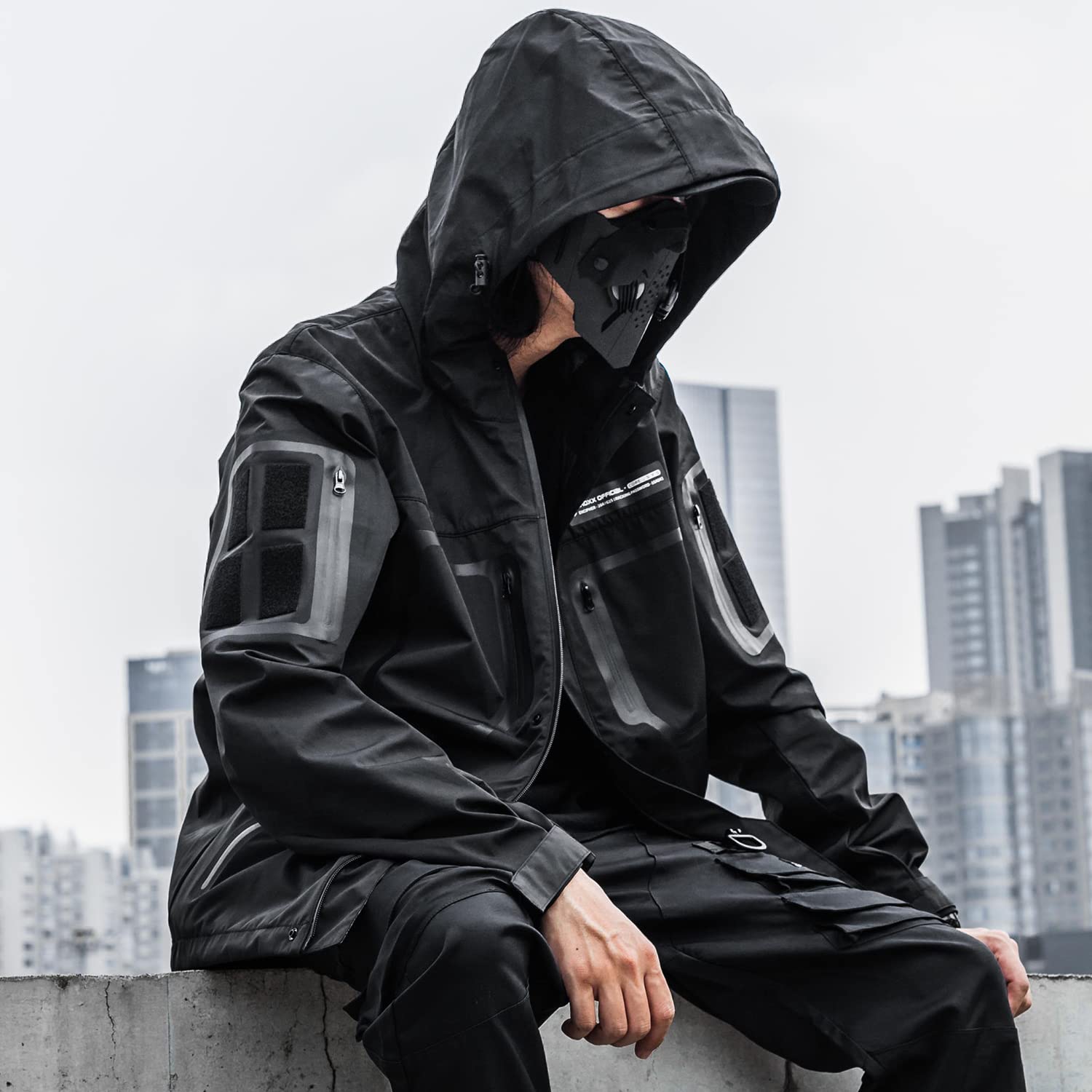 MFCT Men's Tactical Combat Jacket - Waterproof, Lightweight, Durable Outdoor Military Jacket for Hiking, Camping & Airsoft