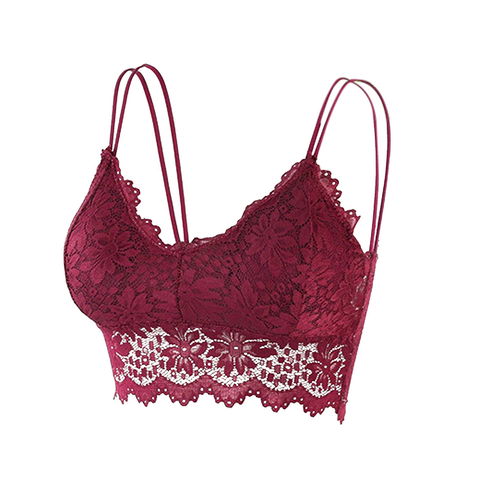 Seamless Women's Push Up Bra - Sexy Lace Sports Bra for Women - Breathable & Comfortable Workout Top - Perfect for Yoga, Gym & Everyday Wear