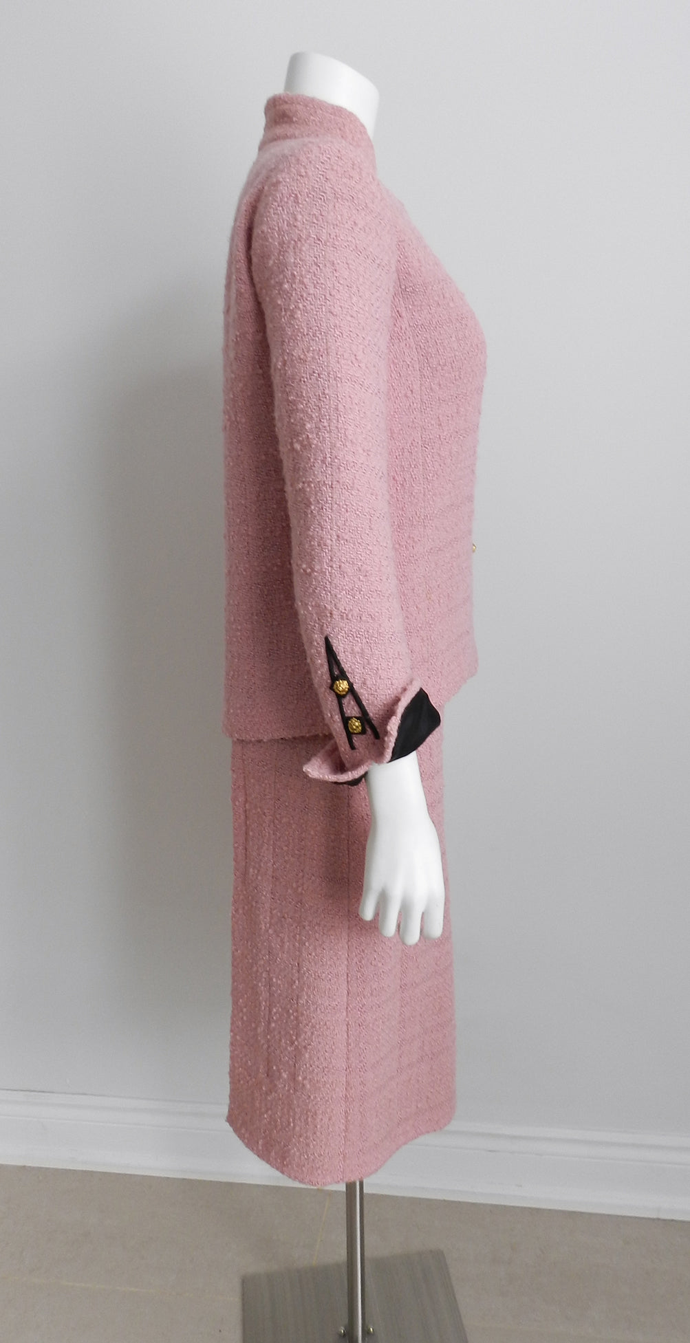Vintage Chanel 1963 Pink Haute Couture Suit - Authentic Documented Collector's Piece for Fashion Shows & Special Occasions
