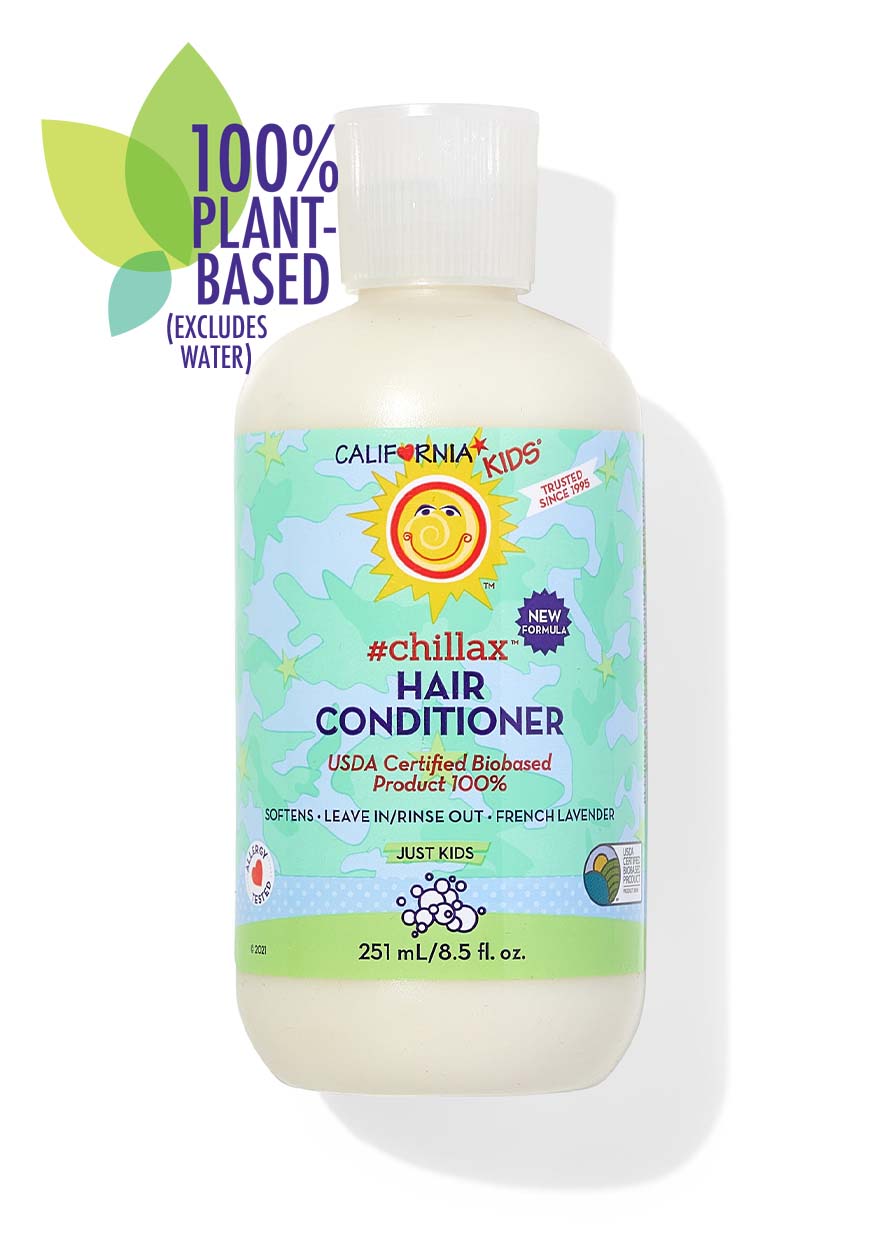 California Kids® #chillax™ Detangling Hair Conditioner for Kids - Gentle & Nourishing Leave-In Conditioner for Soft, Smooth Hair - Perfect for Daily Use & After Swimming