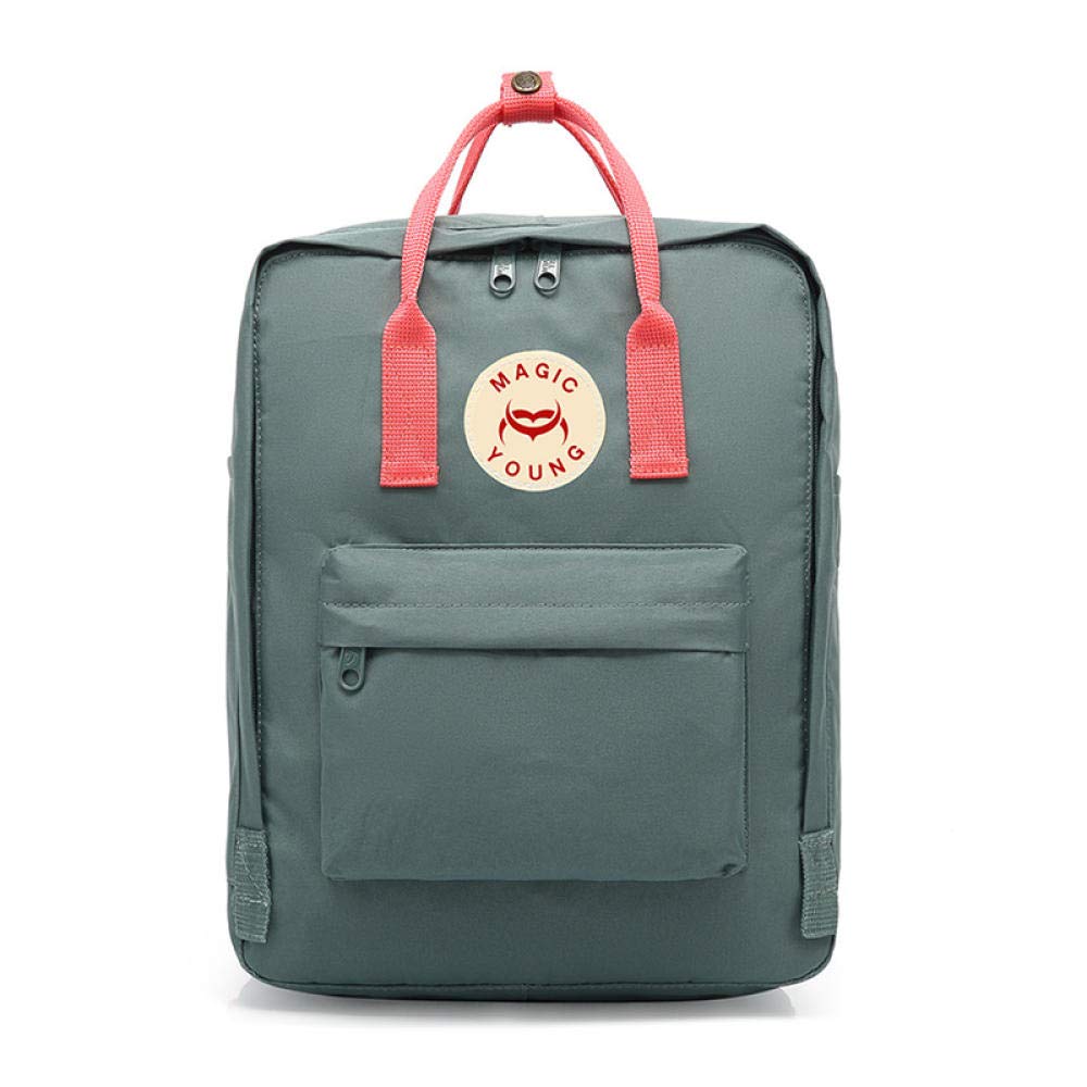 Arctic Outdoor Canvas Backpack - Durable Fox Design Casual Backpack (7L / 16L / 20L) - Army Green & Wine Red - Perfect for Hiking, Travel & School