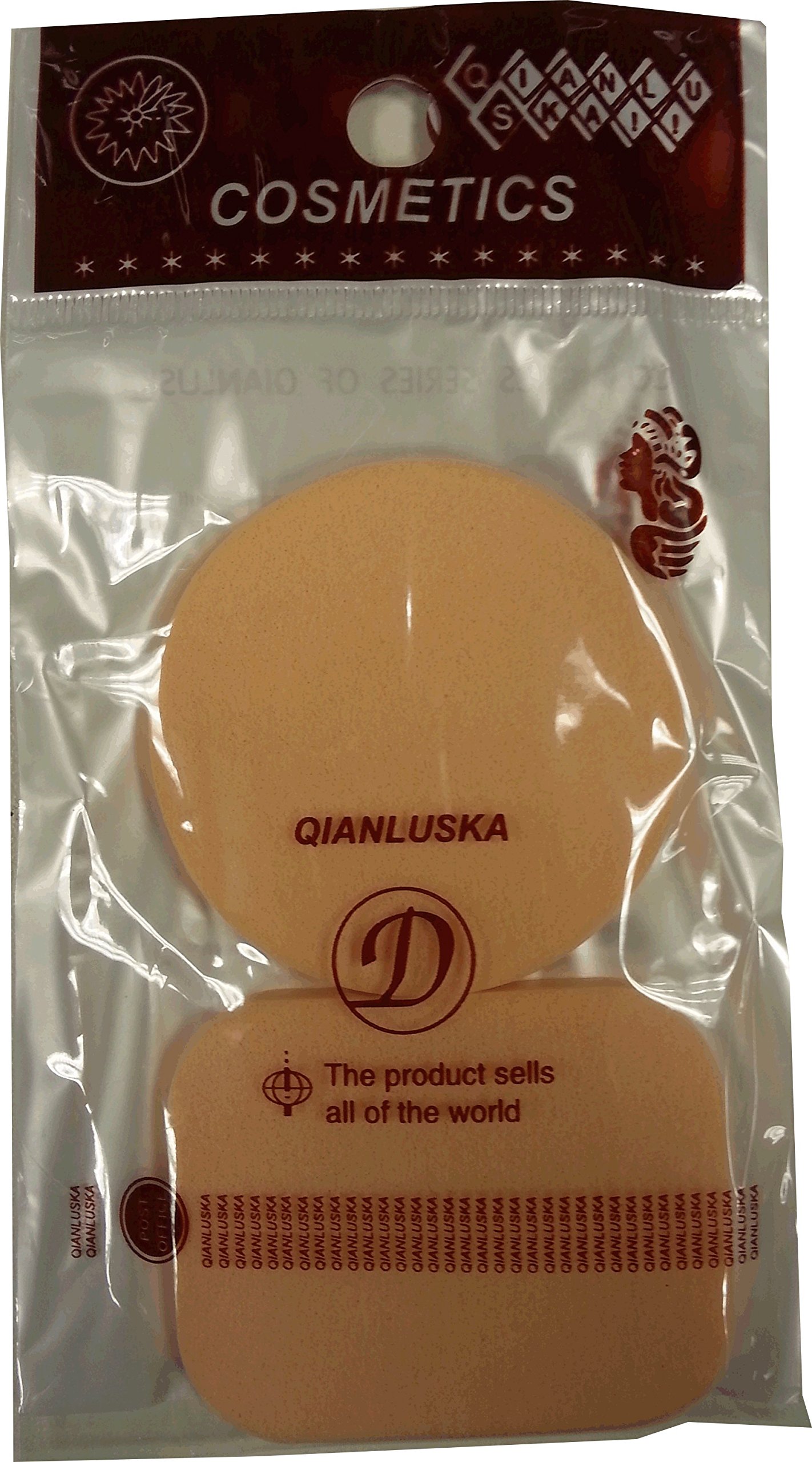 Qianluska Makeup Beauty Blender Sponge (2 Pack) - Soft & Flawless Foundation Blending for Liquid, Cream & Powder Cosmetics - Perfect for Everyday Makeup & Professional Use