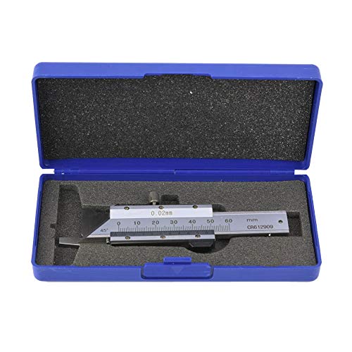 Germerse Chamfered Caliper - Precision Mechanical Reading Chamfering Ruler for Construction & DIY Projects | Accurate Measuring Tool for Woodworking, Metalworking & Hardware Installation