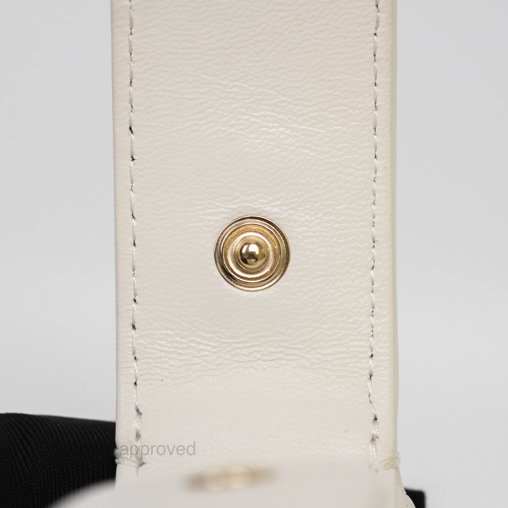 Chanel Chain Around Mini Hobo Bag in White Lambskin Leather with Gold Hardware 23C - Perfect for Evening Events & Luxury Fashion Accessories