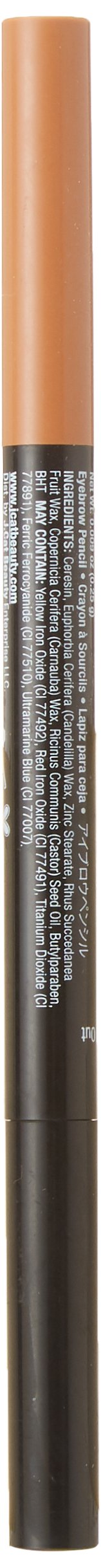 J. Cat Perfect Brow Duo Pencil - 105 Nutmeg | Dual-Ended Eyebrow Pencil with Brush for Natural Looking Brows | Perfect for Everyday Makeup & Professional Use