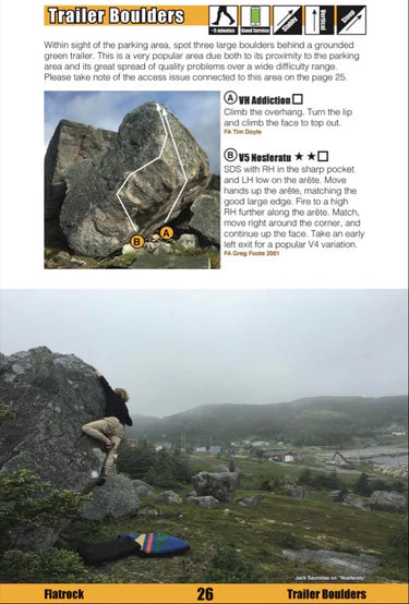 Avalon East Coast Bouldering Guidebook - Best Rock Climbing Routes & Maps for Outdoor Adventures