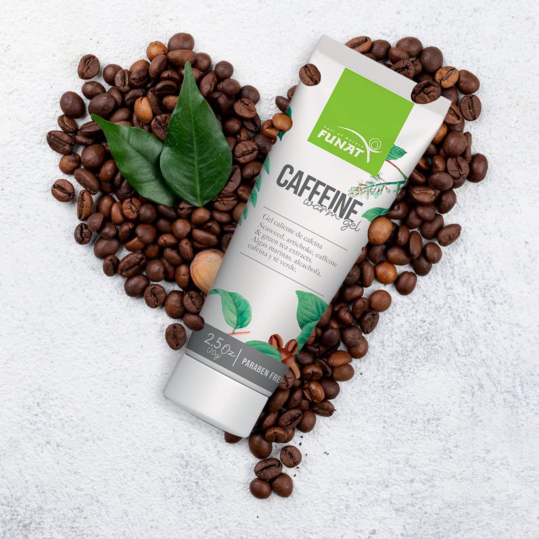 Natural Body Fat Burner Caffeine Warm Gel Body Scrub for Men & Women - Slimming & Exfoliating Treatment for Weight Loss & Cellulite Reduction - Perfect for Post-Workout Recovery & Spa Day Self-Care