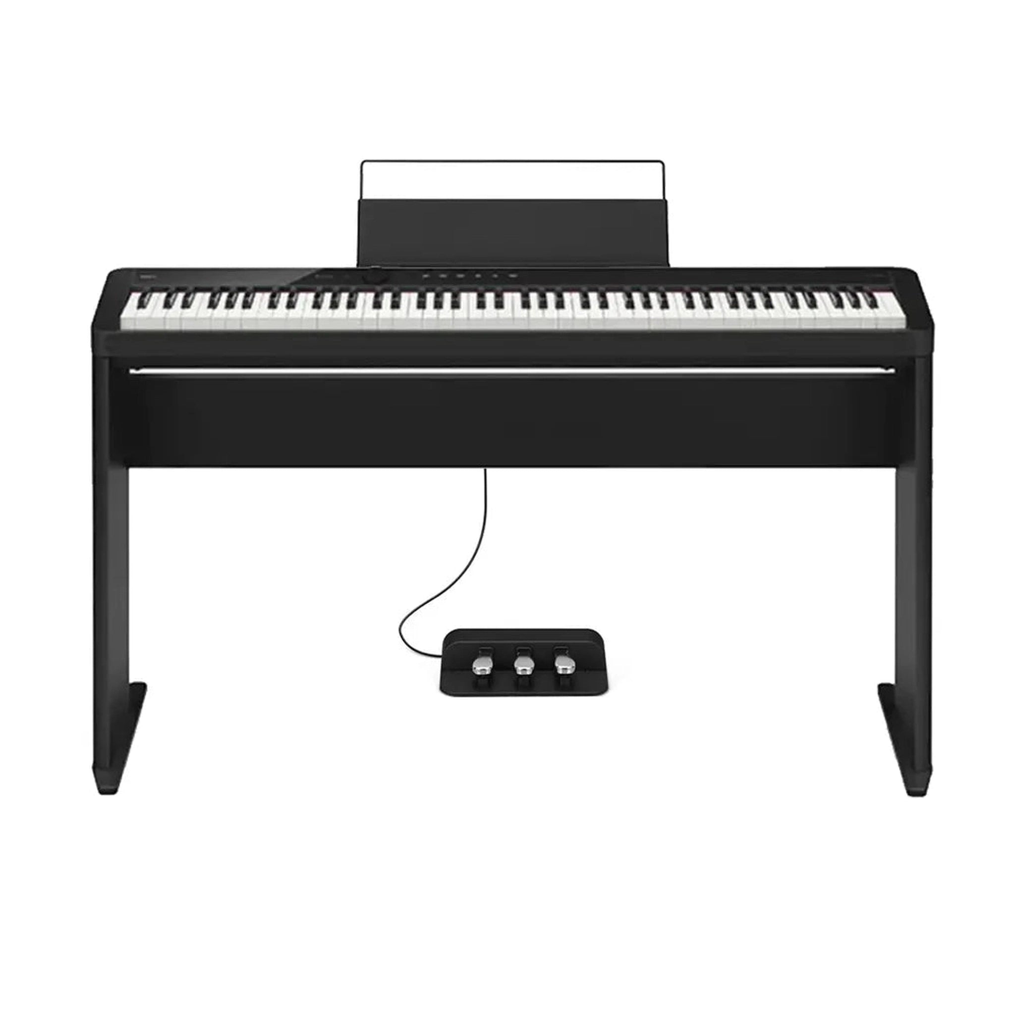 Casio PX S5000 88-Key Digital Piano with Stand & Bench - Premium Black for Home & Studio Use