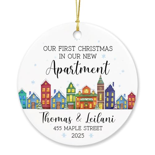 Our First Christmas in Our New Apartment Ornament