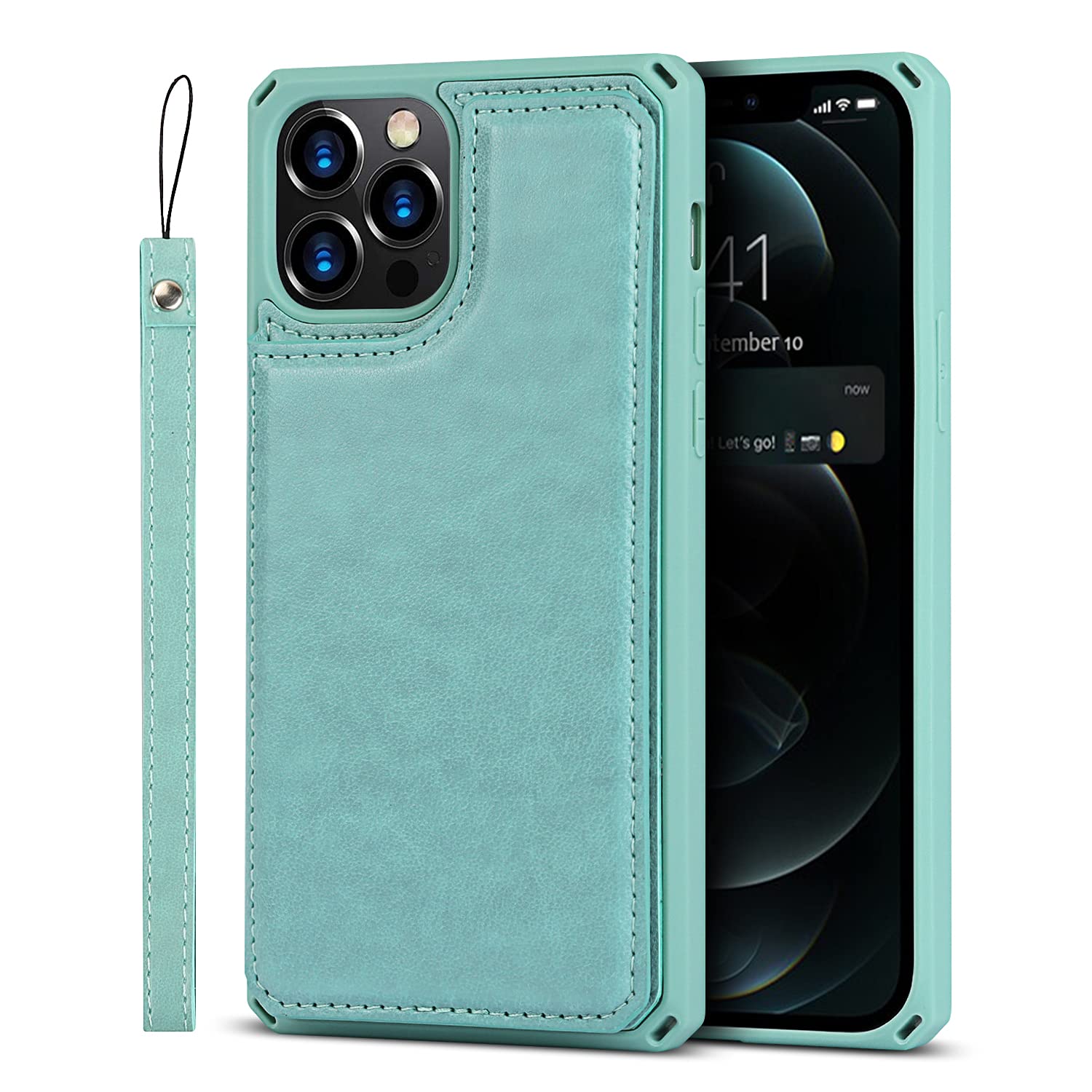 Premium Leather Wallet Case for iPhone 12/12 Pro (6.1