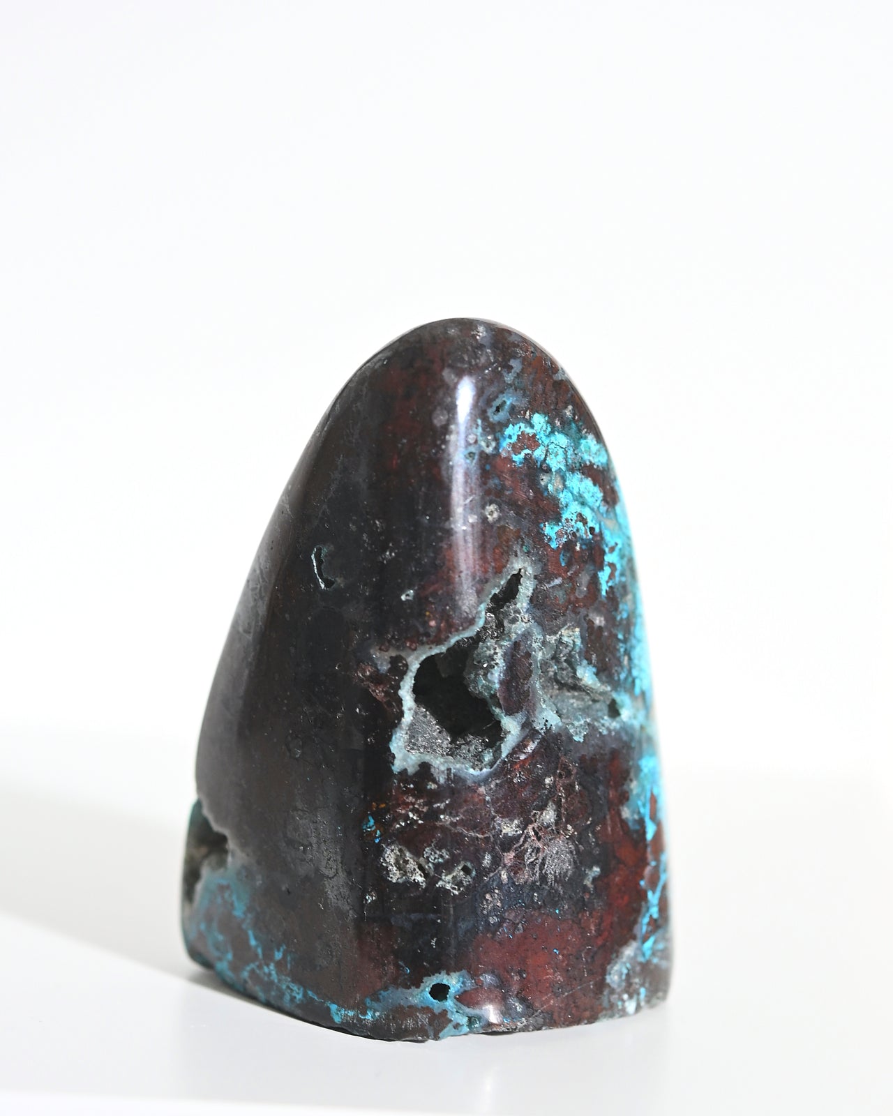 Natural Chrysocolla Freeform Stone - 4 Inch Healing Crystal for Meditation, Jewelry Making & Home Decor | Spiritual Energy & Stress Relief