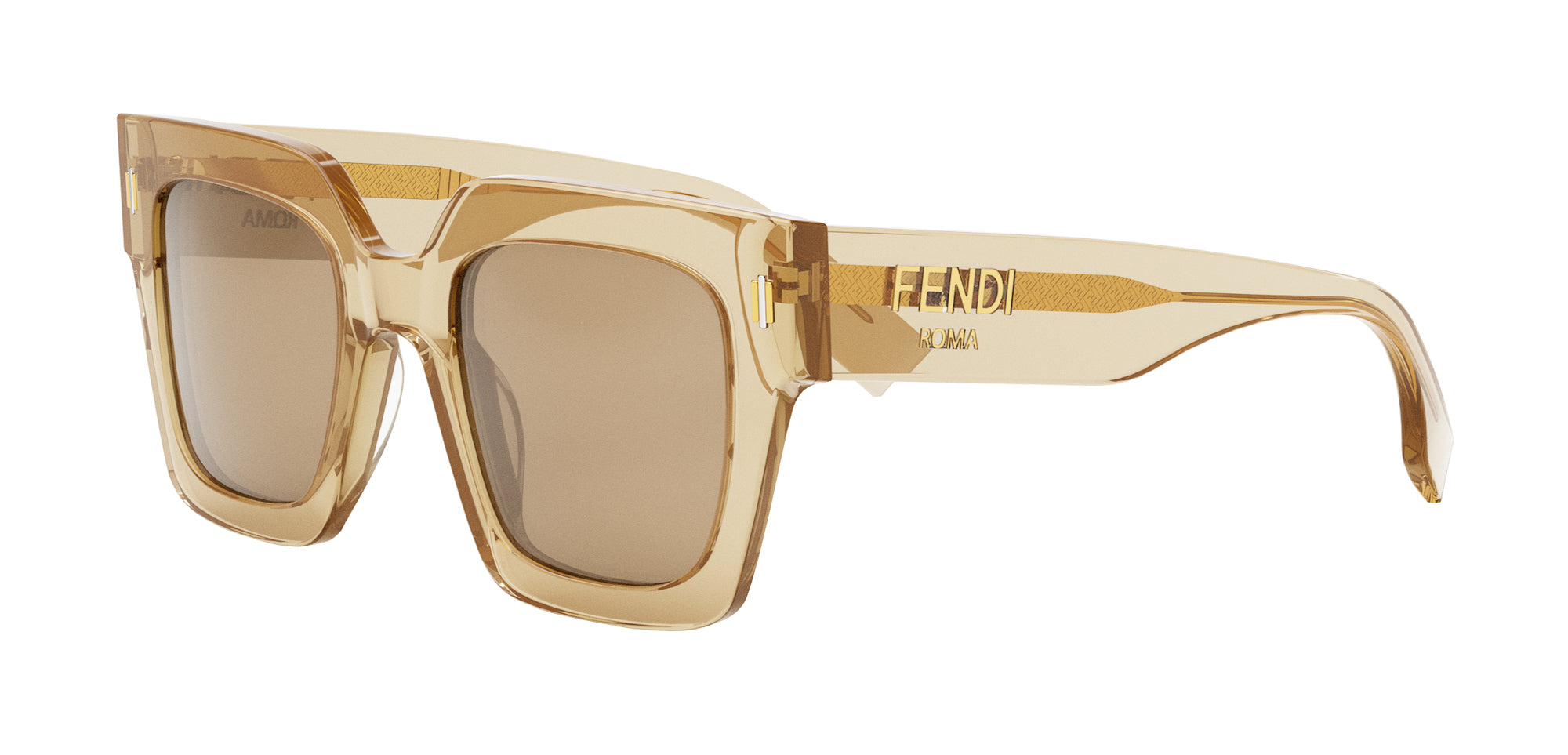 Fendi Roma FE40101I Sunglasses - Luxury Designer Shades for Women & Men - Perfect for Outdoor Activities, Travel & Fashion Accessories